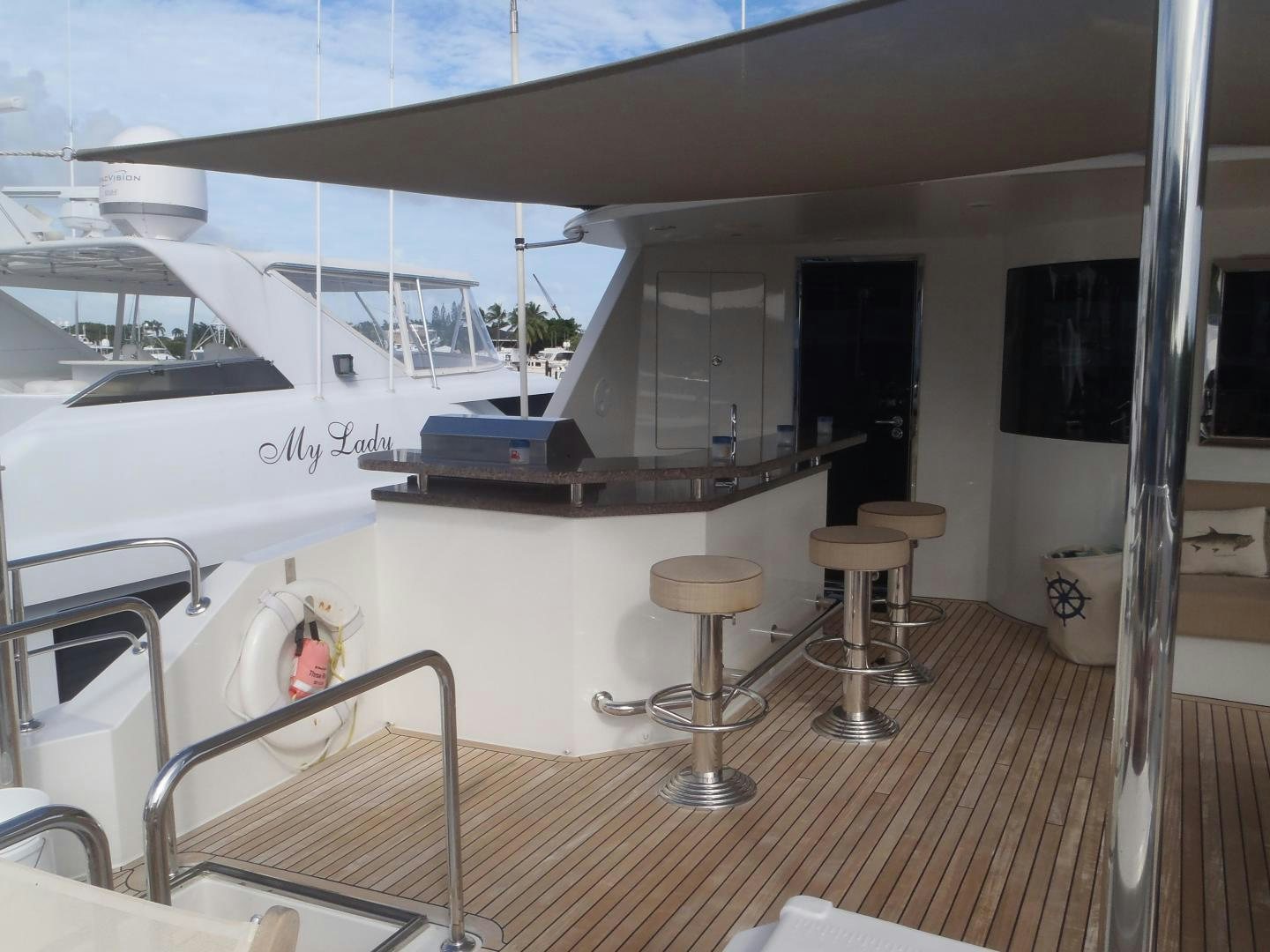 a boat on the water aboard CLAYPEN Yacht for Sale