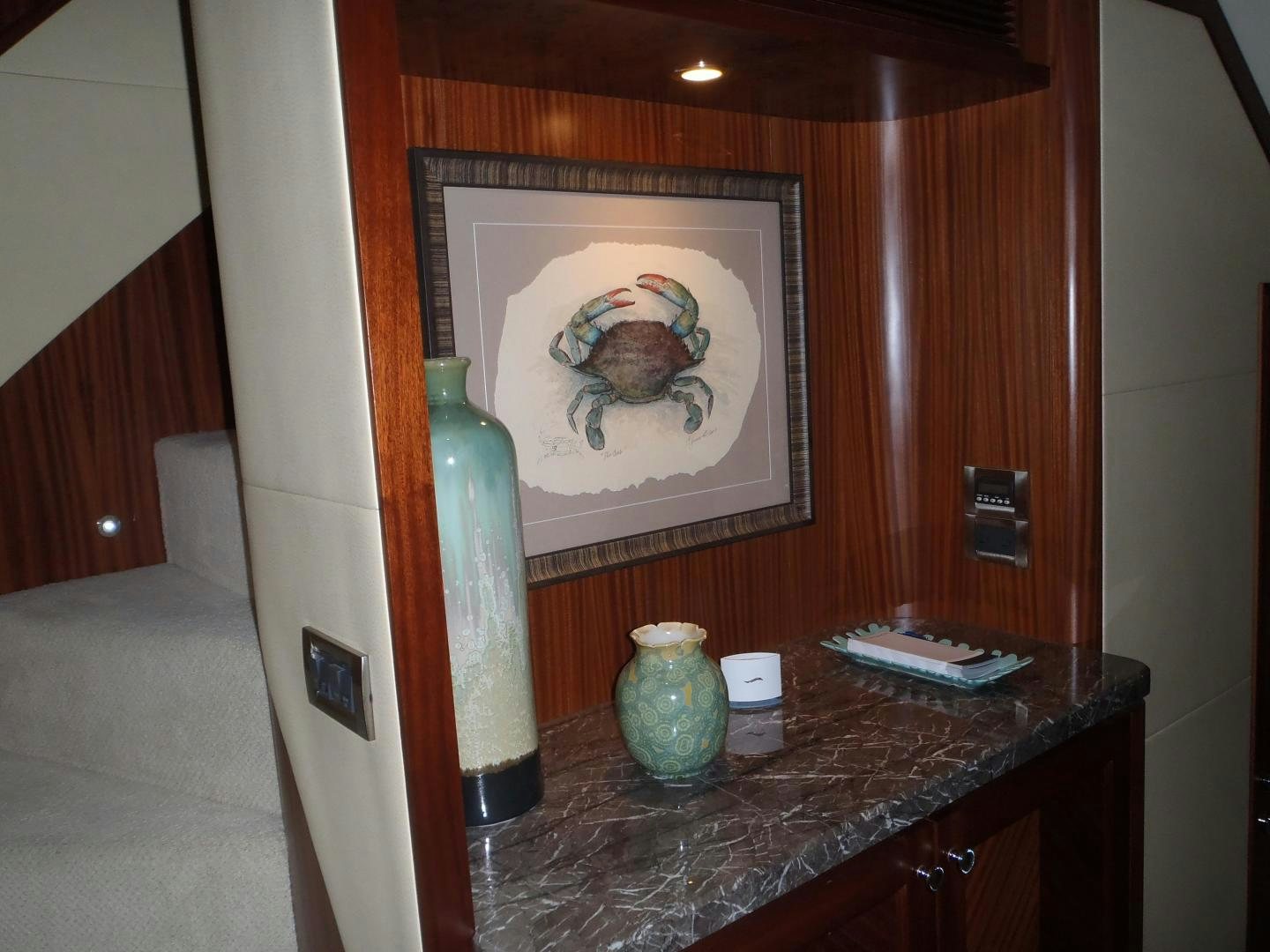 a picture on a wall aboard CLAYPEN Yacht for Sale