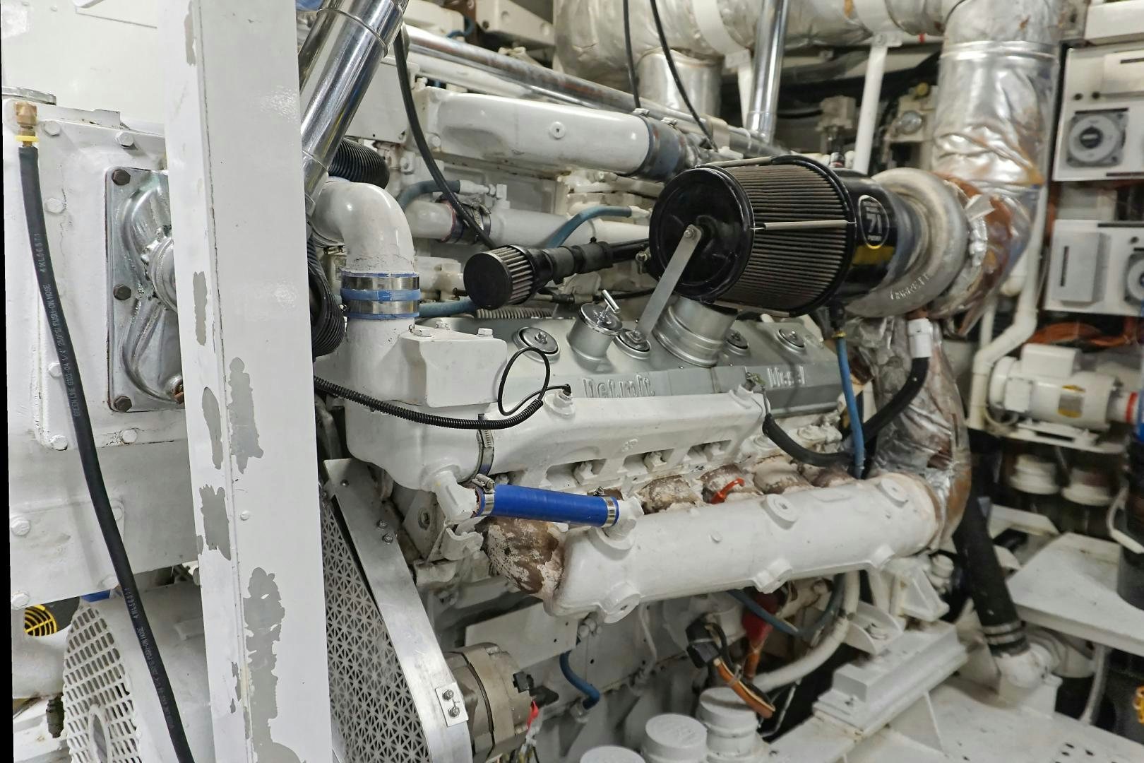 a machine with pipes aboard NO NAME Yacht for Sale