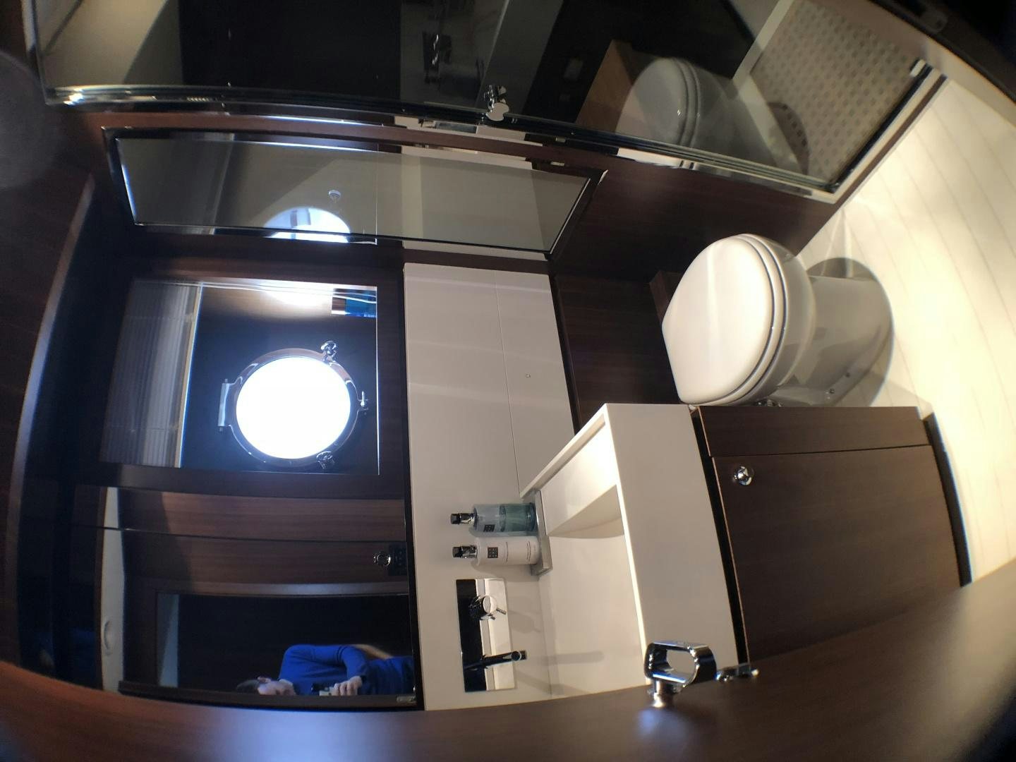 a kitchen with a large oven aboard MANISCO Yacht for Sale