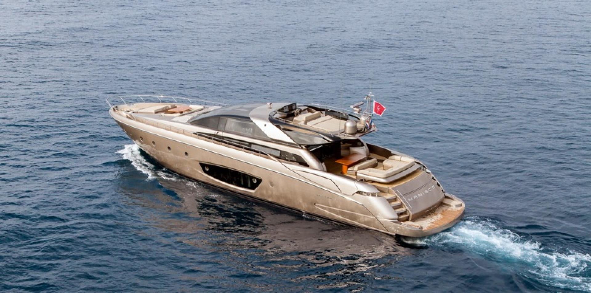 a boat on the water aboard MANISCO Yacht for Sale