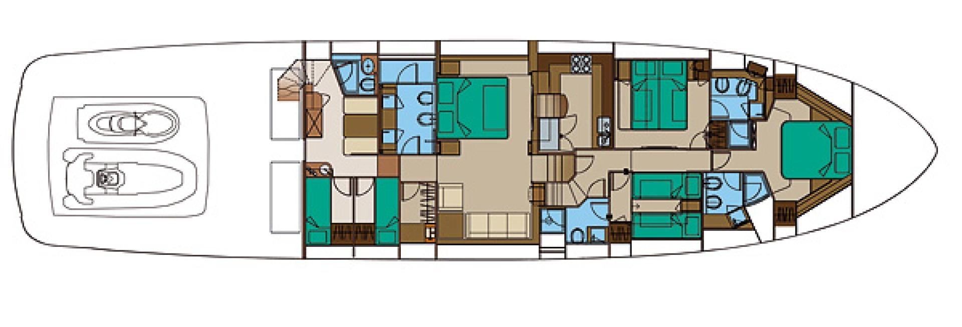 diagram aboard MANISCO Yacht for Sale