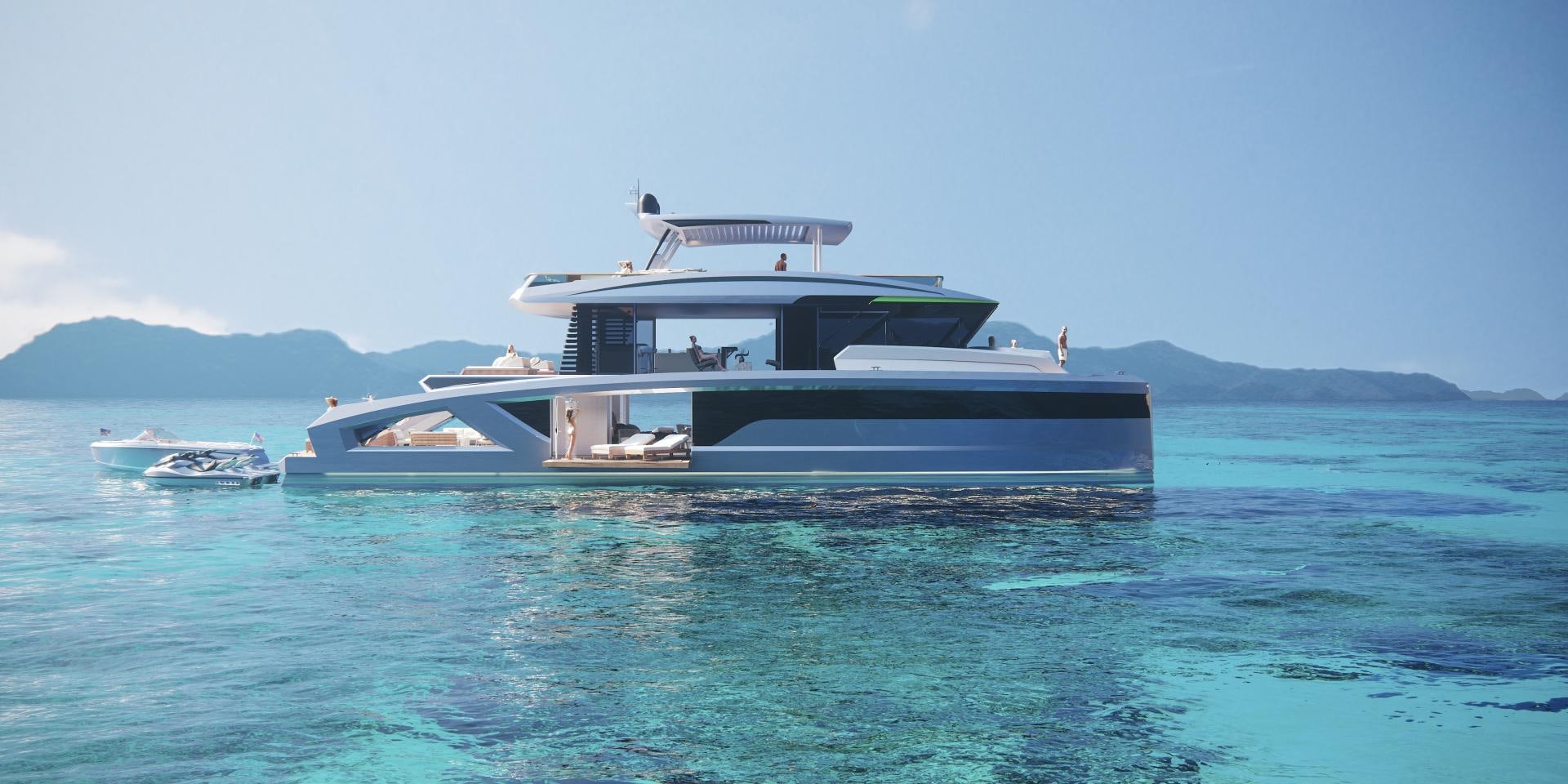 a boat in the water aboard CORONA 85 Yacht for Sale
