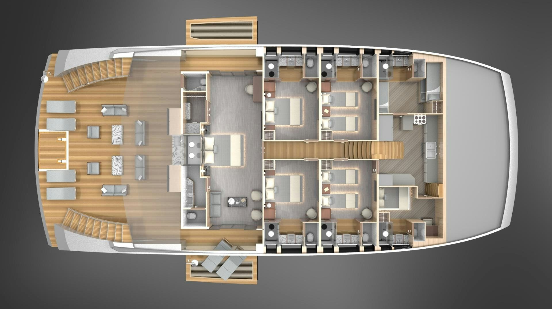 a computer with a large square panel aboard CORONA 85 Yacht for Sale