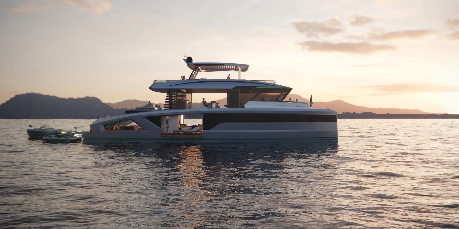 a boat in the water aboard CORONA 85 Yacht for Sale