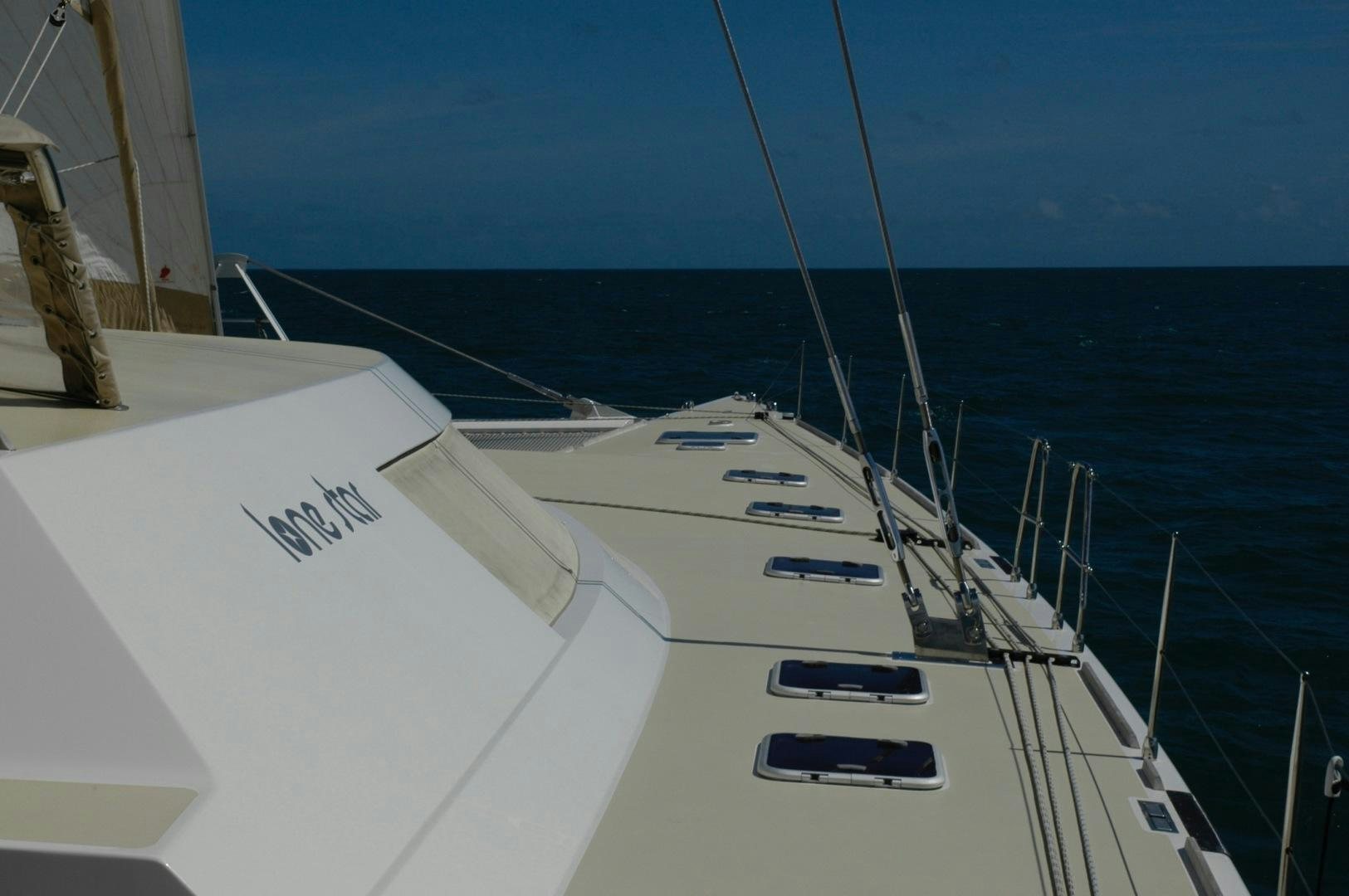 a boat on the water aboard LONESTAR Yacht for Sale