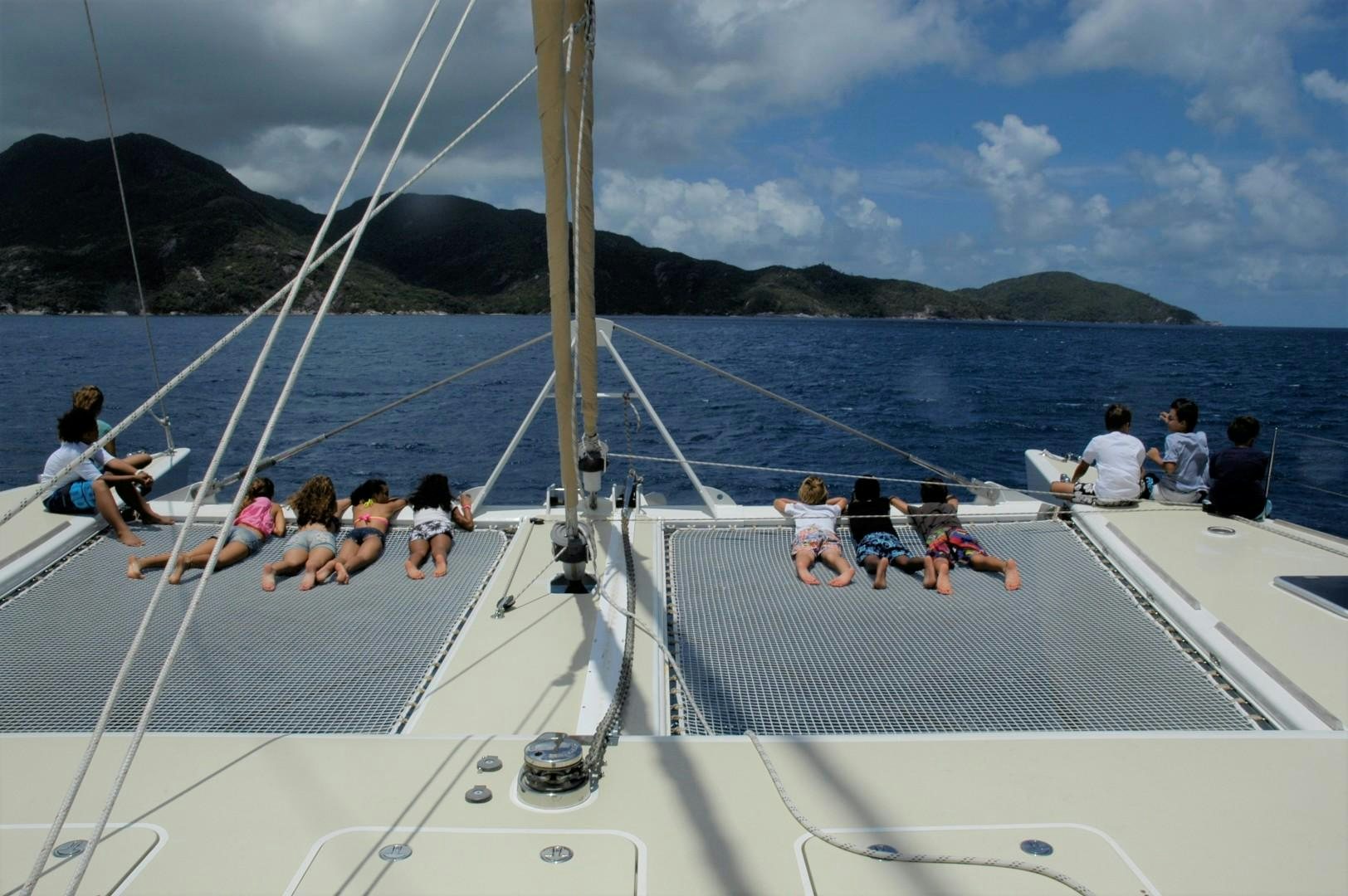 people on a boat aboard LONESTAR Yacht for Sale