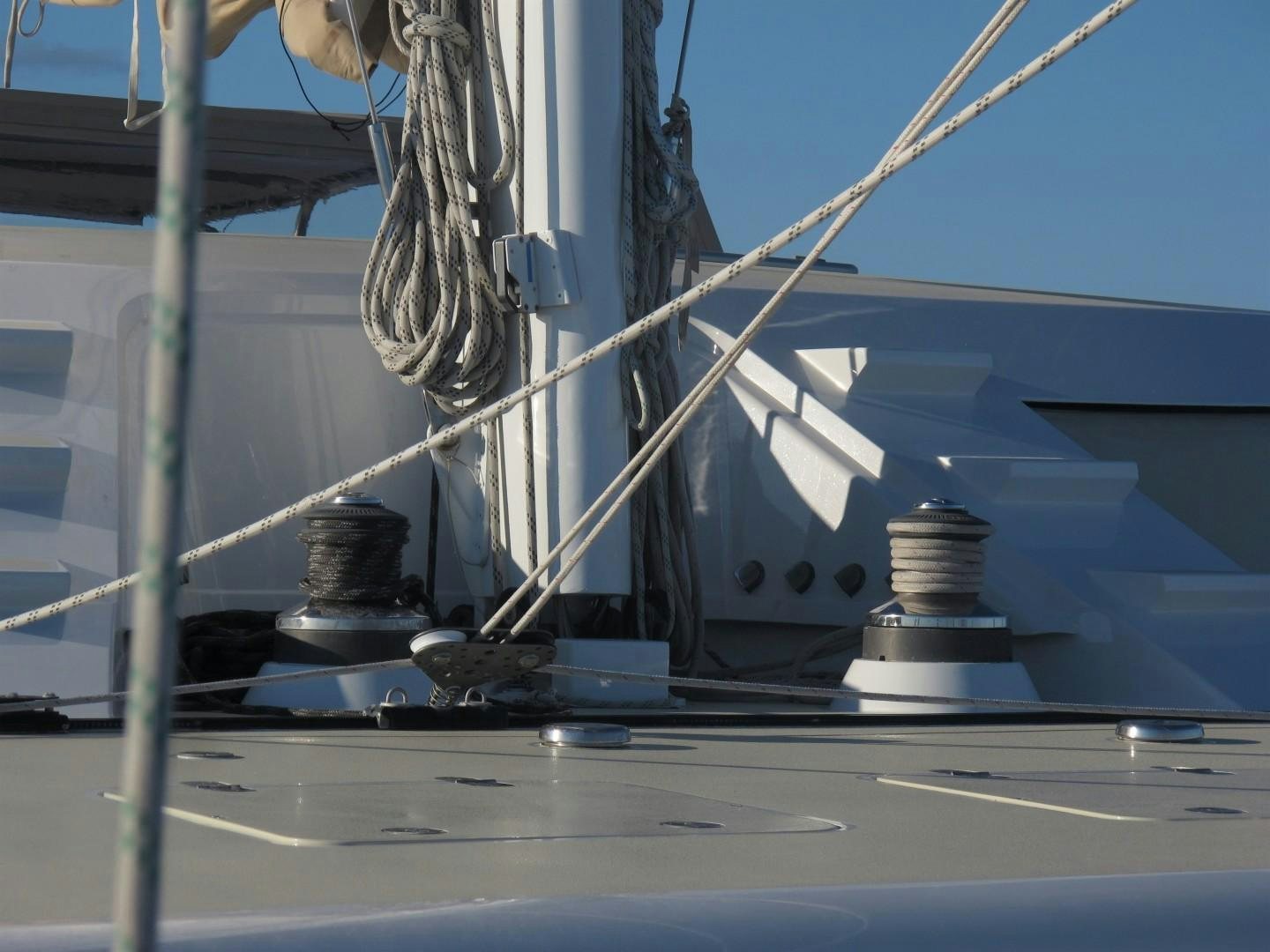 a boat on the water aboard LONESTAR Yacht for Sale