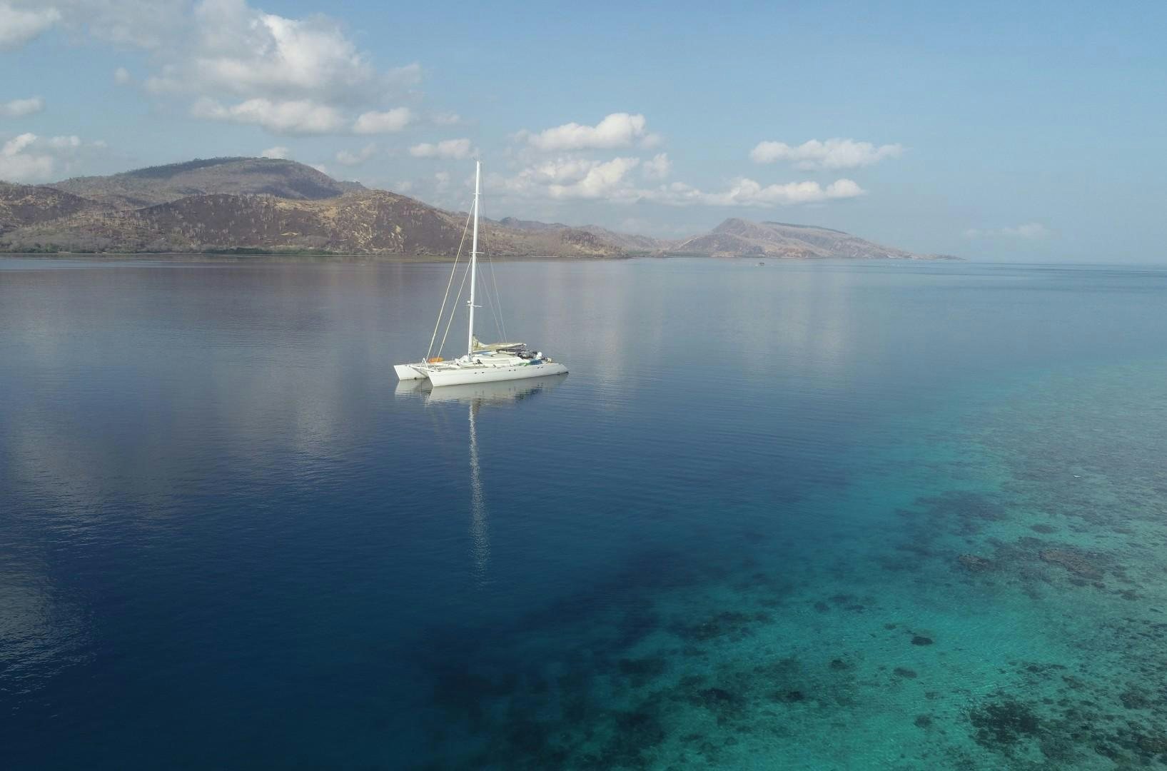 a boat on the water aboard LONESTAR Yacht for Sale