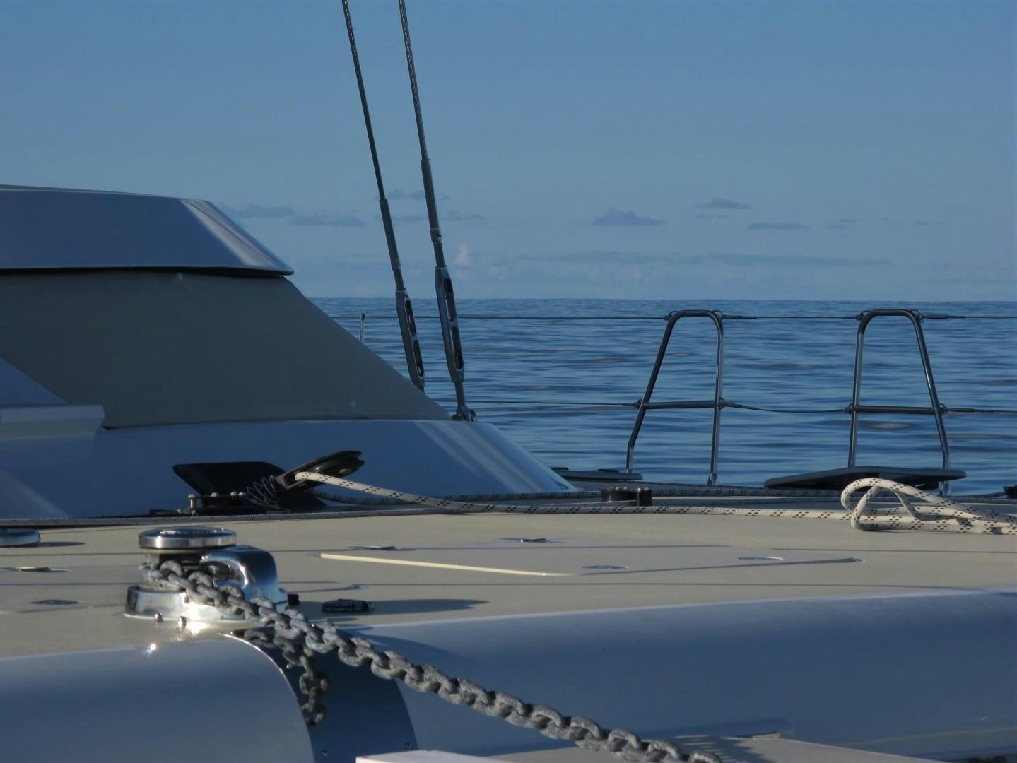 a motor boat on the water aboard LONESTAR Yacht for Sale