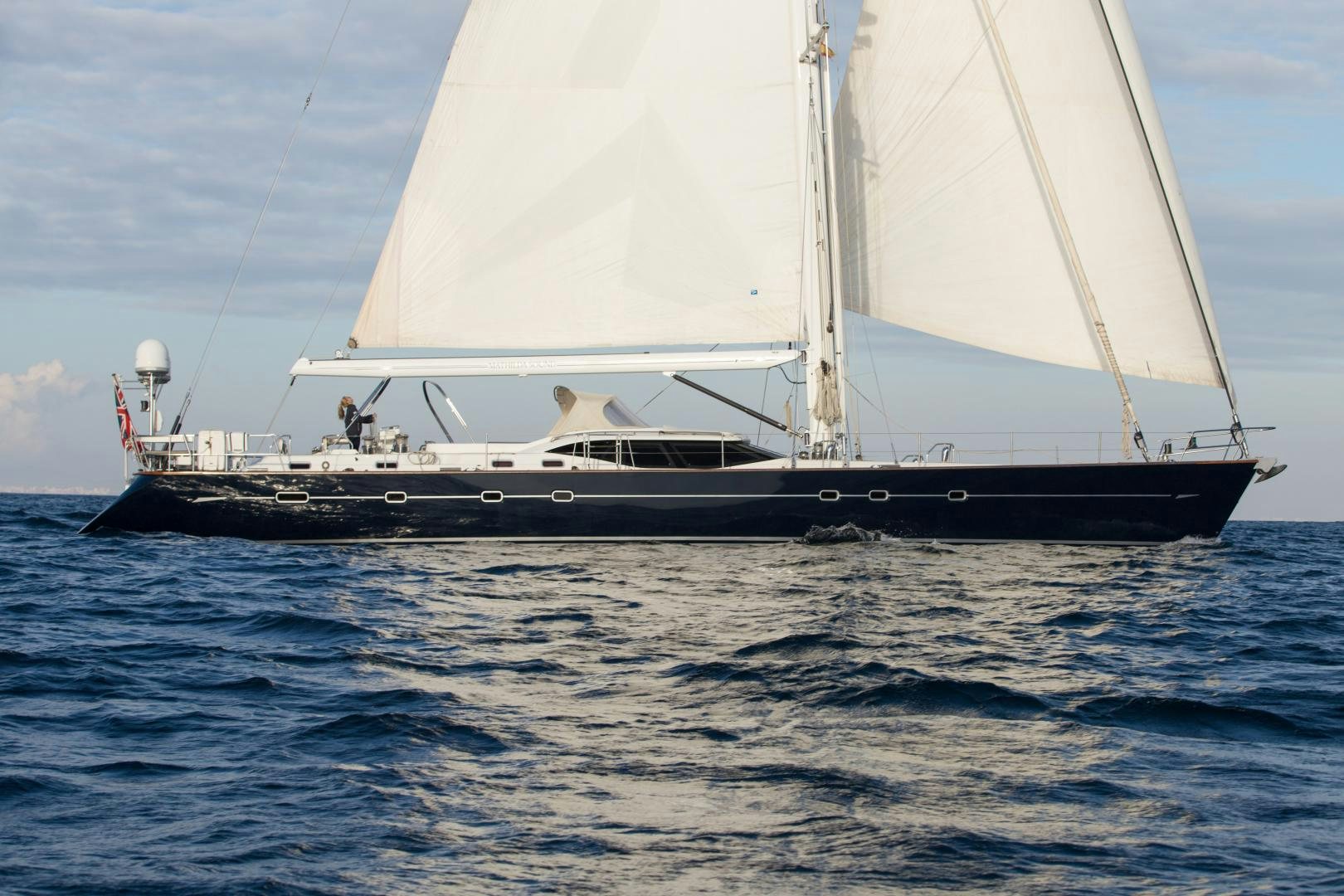 a boat on the water aboard MATHILDA SOUND Yacht for Sale