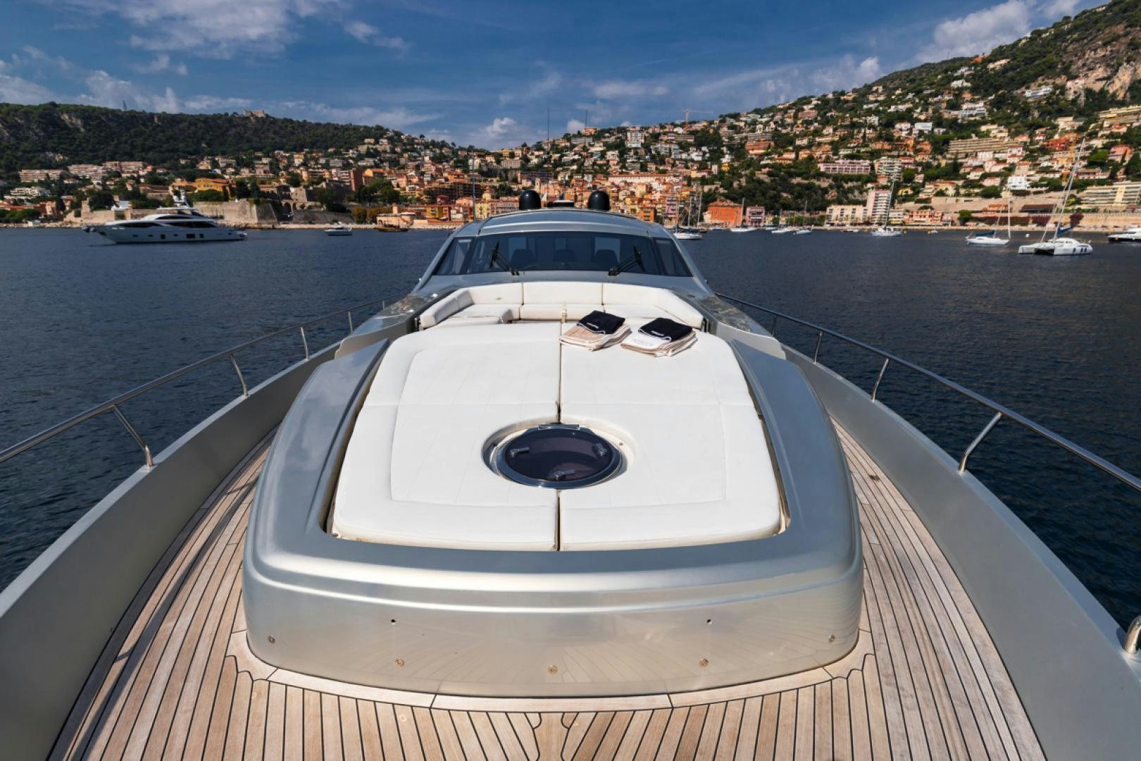 a boat on a body of water aboard LOUNOR Yacht for Sale