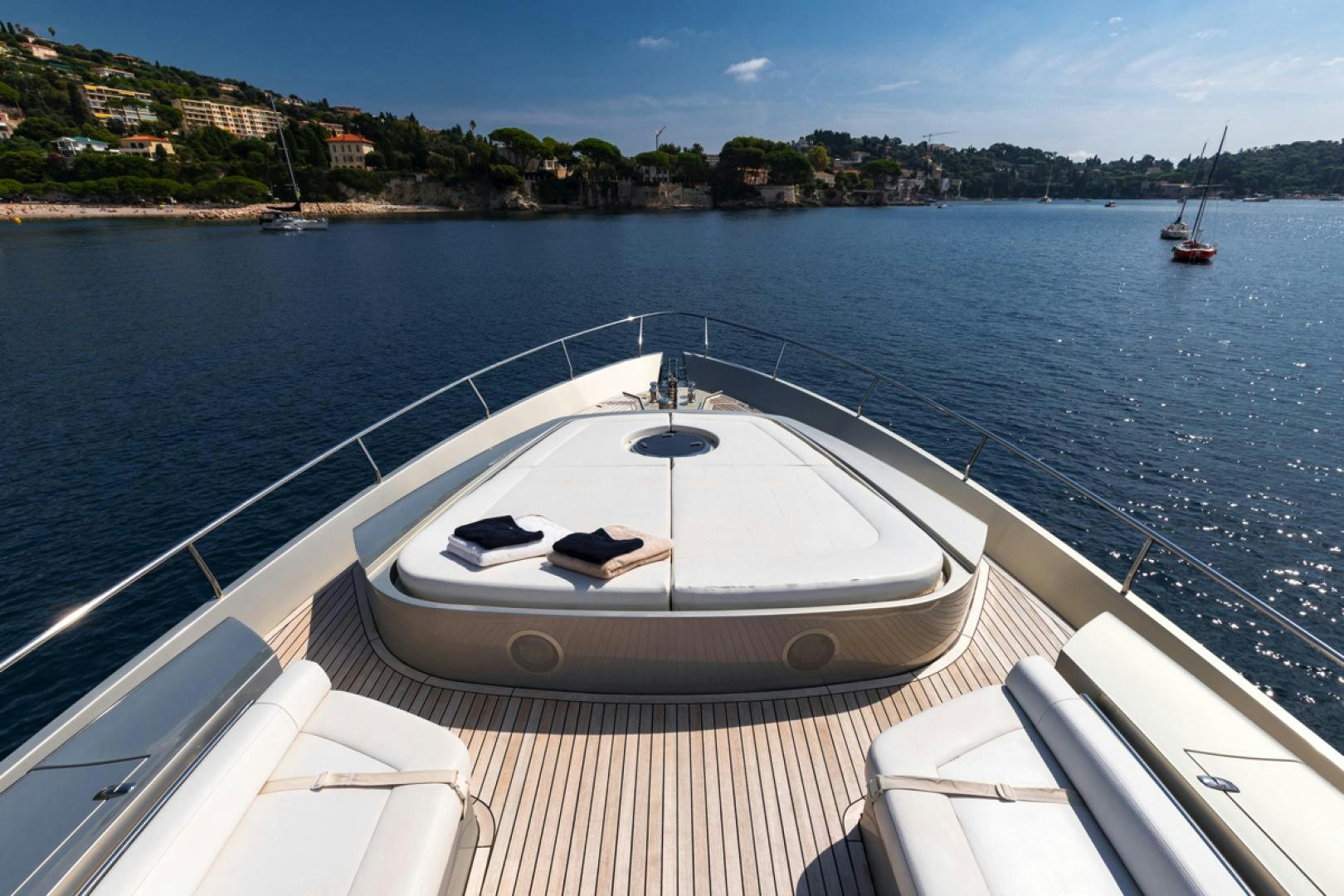 a boat on the water aboard LOUNOR Yacht for Sale