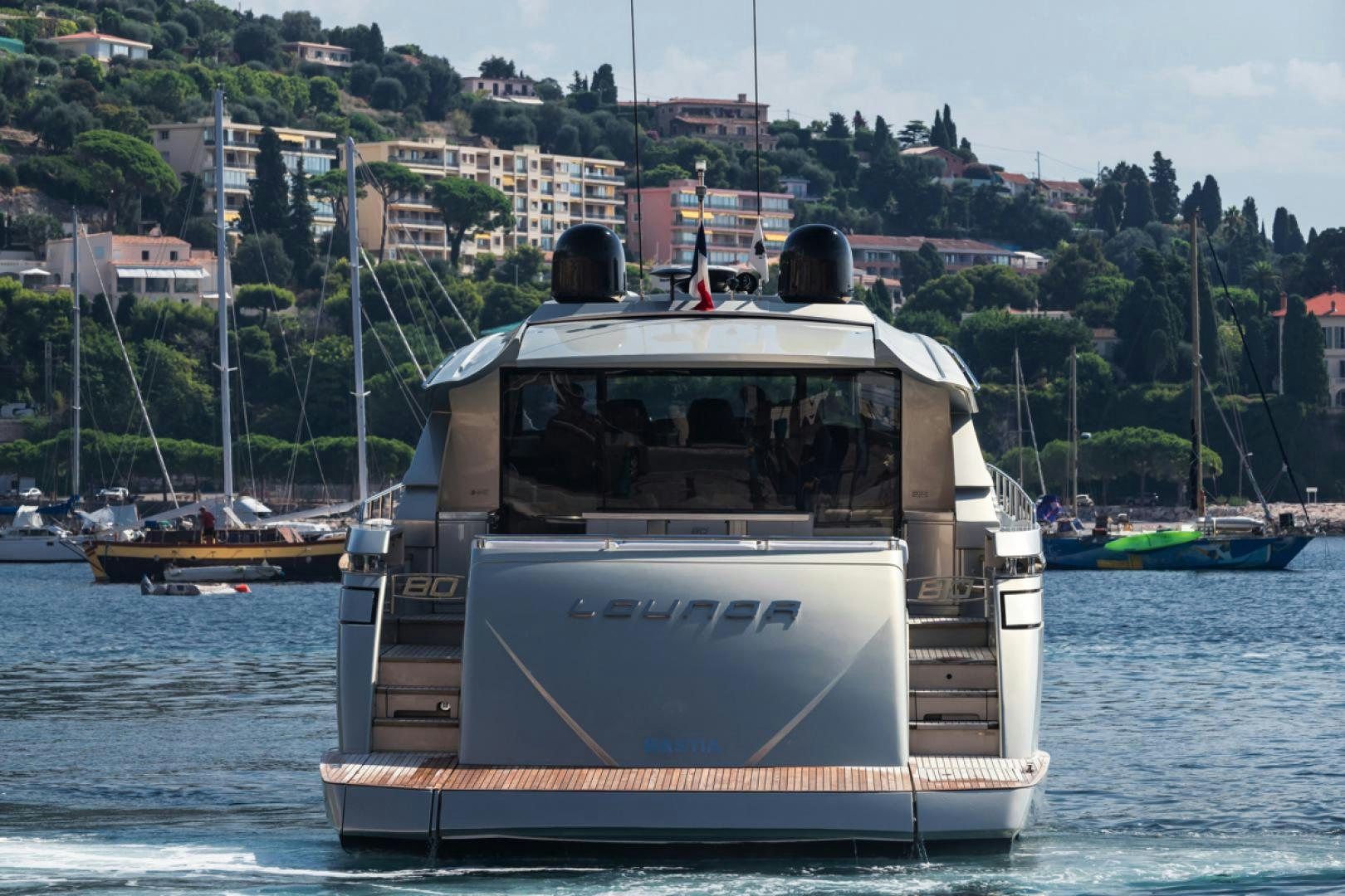 a boat on the water aboard LOUNOR Yacht for Sale