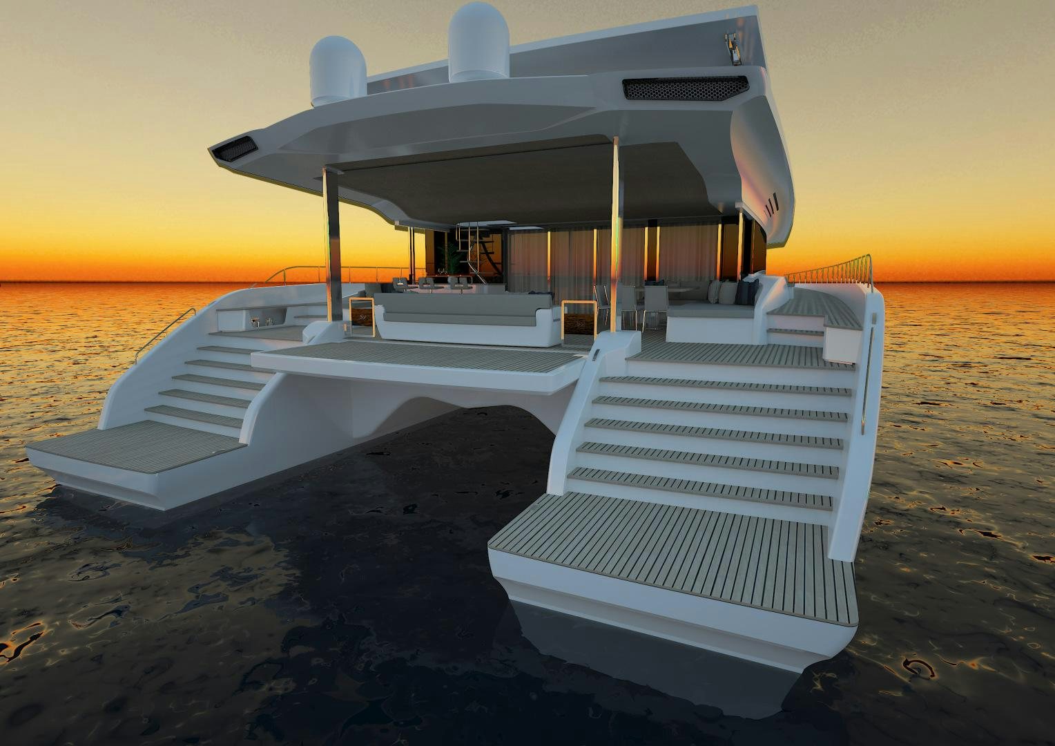 a boat on the water aboard SILENT 80 Yacht for Sale