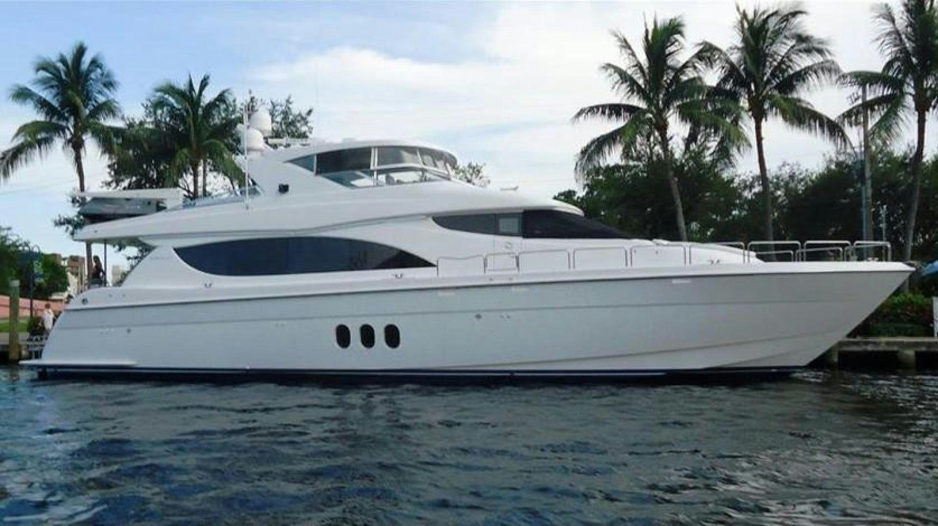 a white yacht in the water aboard VICTORY Yacht for Sale