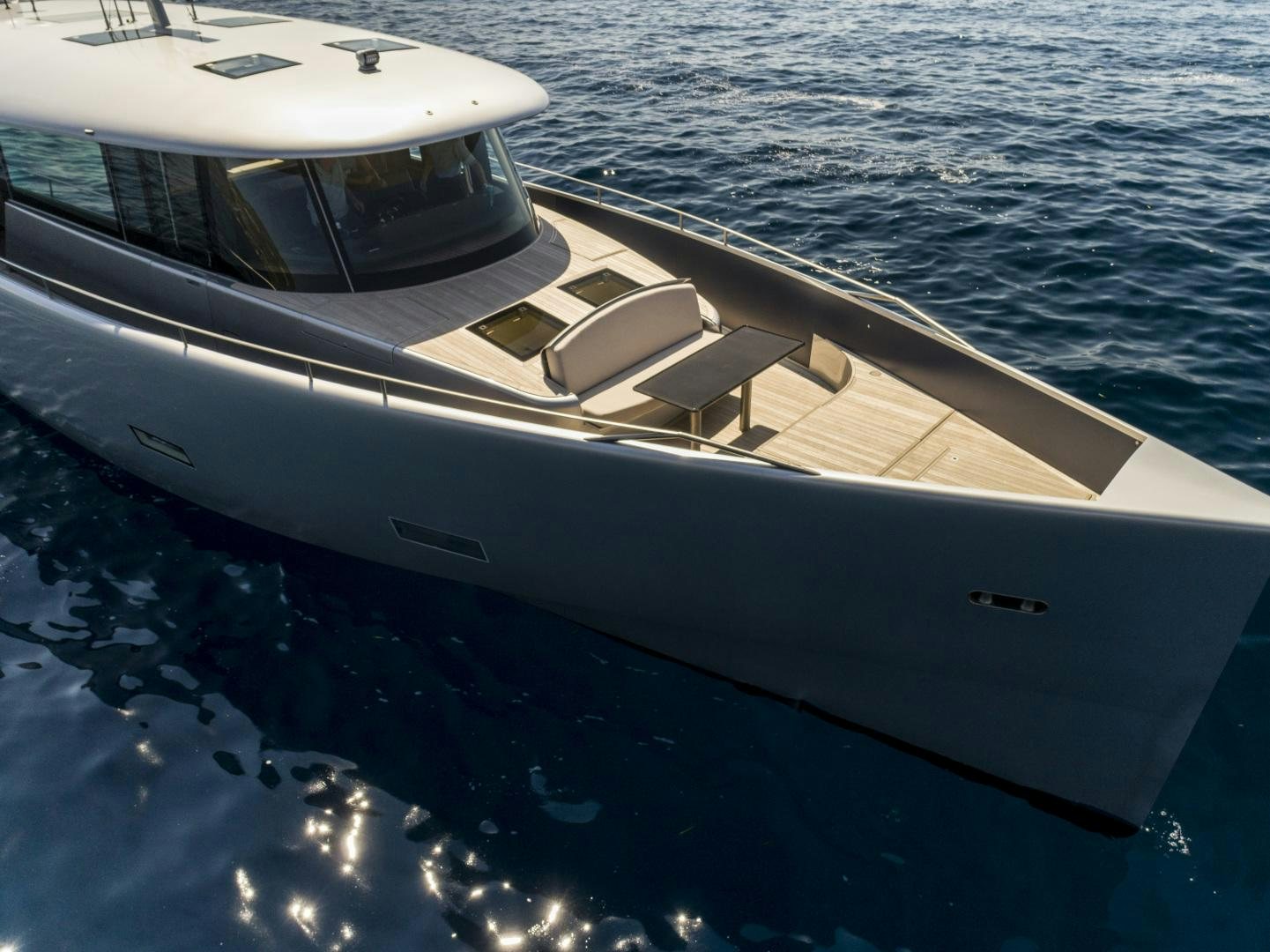 a boat on the water aboard BILL & ME Yacht for Sale