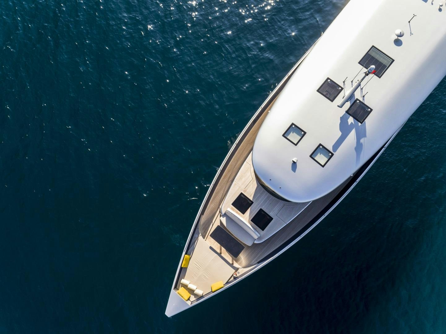 a ship in the water aboard BILL & ME Yacht for Sale