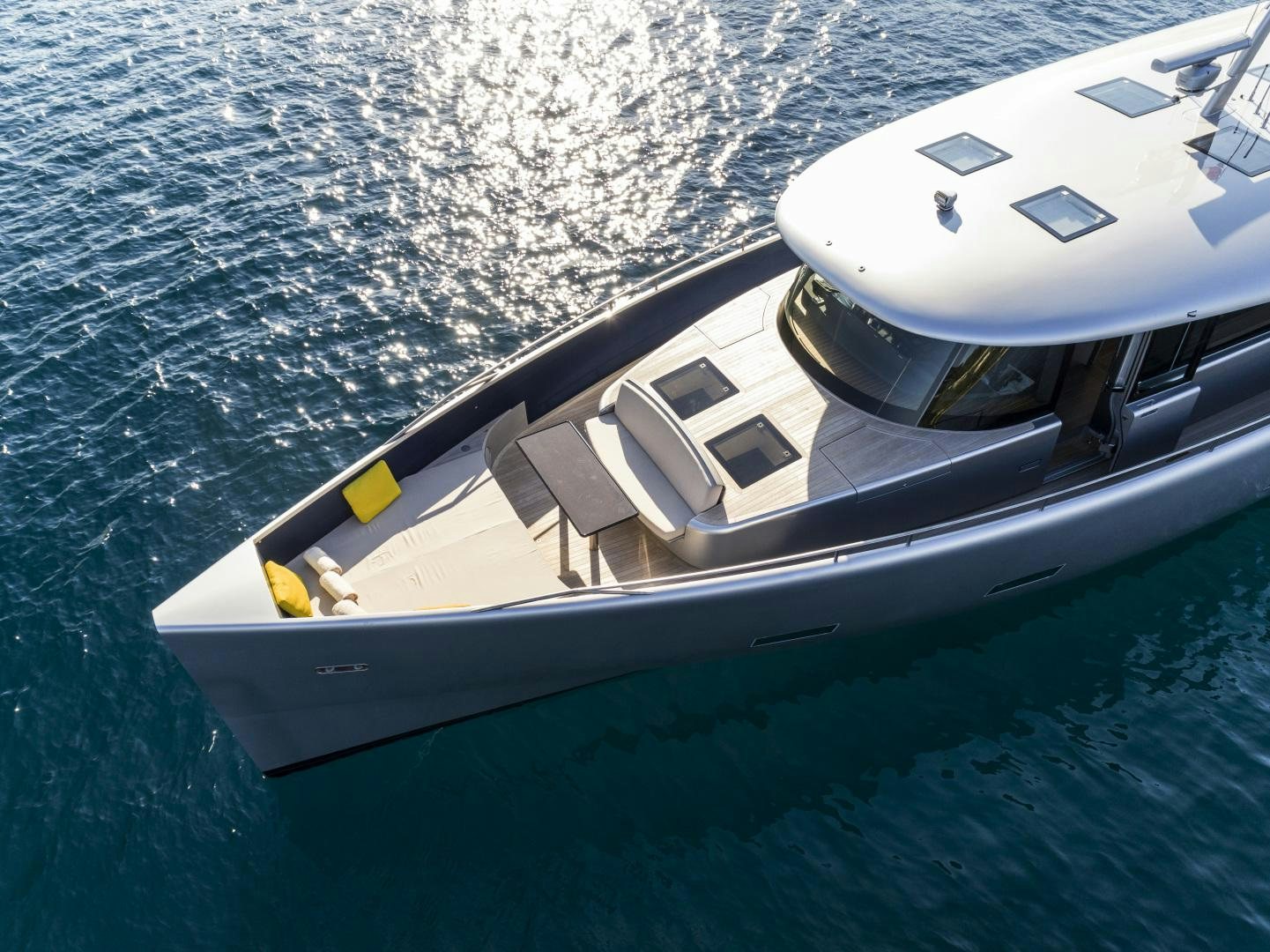 a boat on the water aboard BILL & ME Yacht for Sale