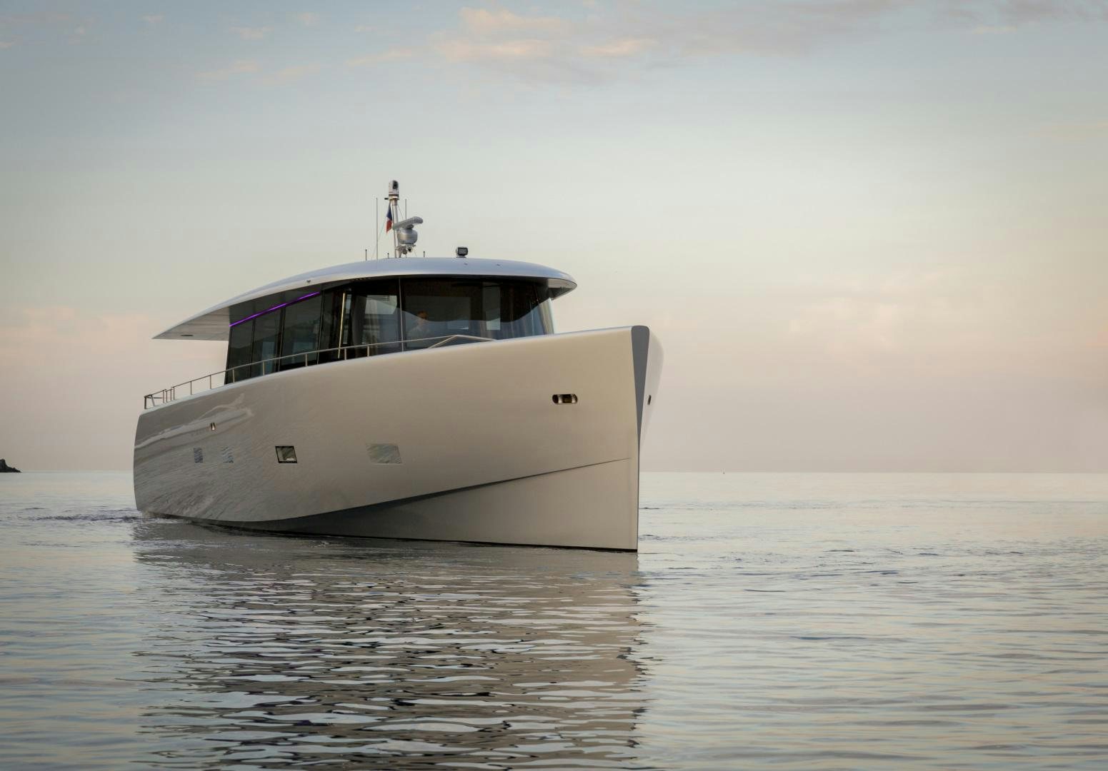 a boat in the water aboard BILL & ME Yacht for Sale