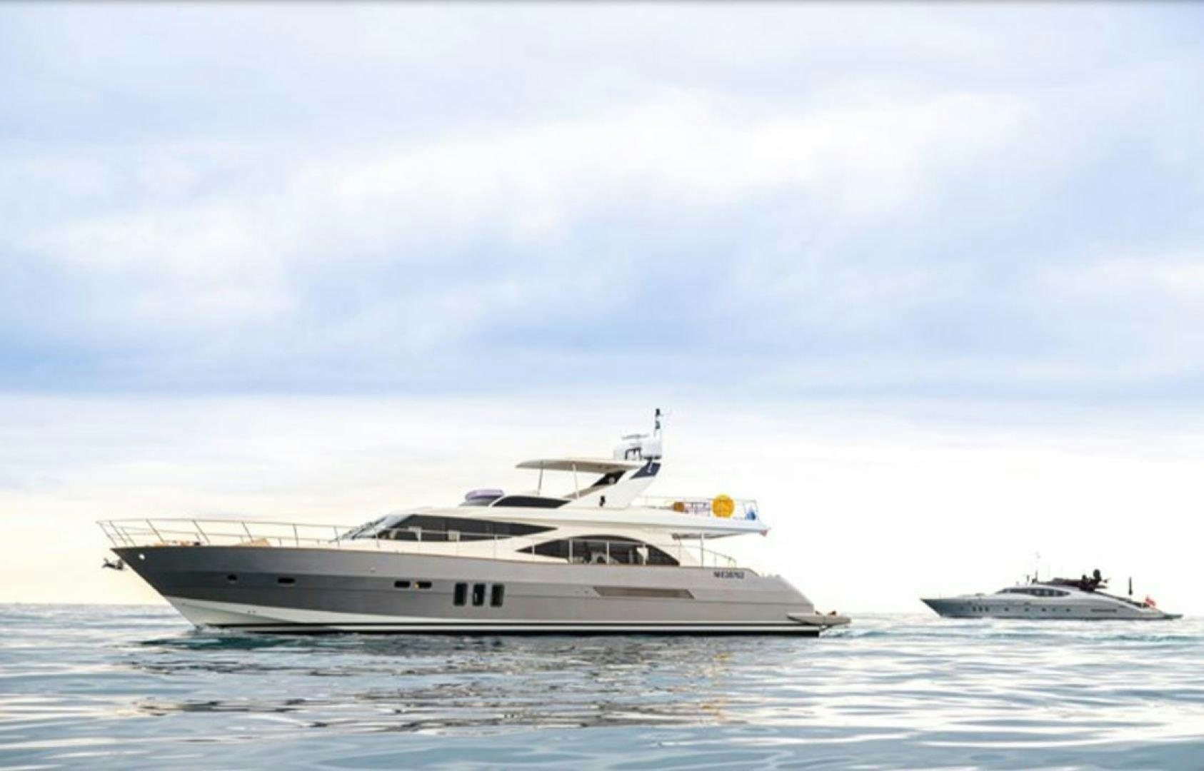 a boat in the water aboard PASSION V Yacht for Sale