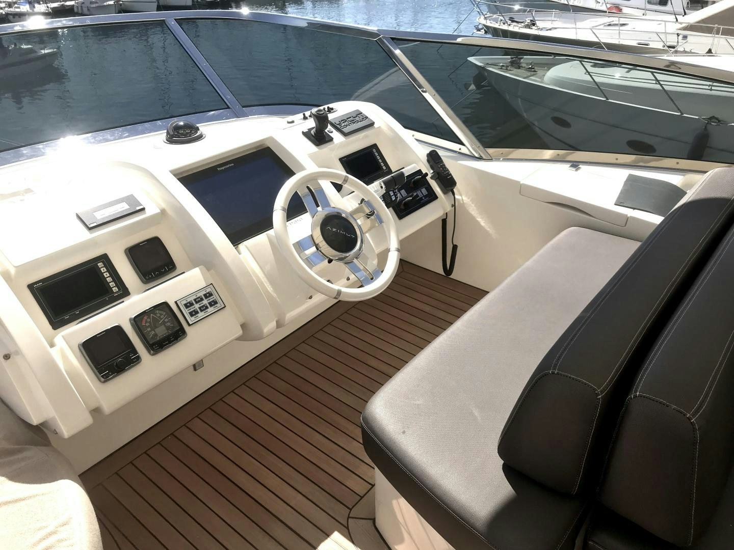 inside of a boat aboard THOR Yacht for Sale