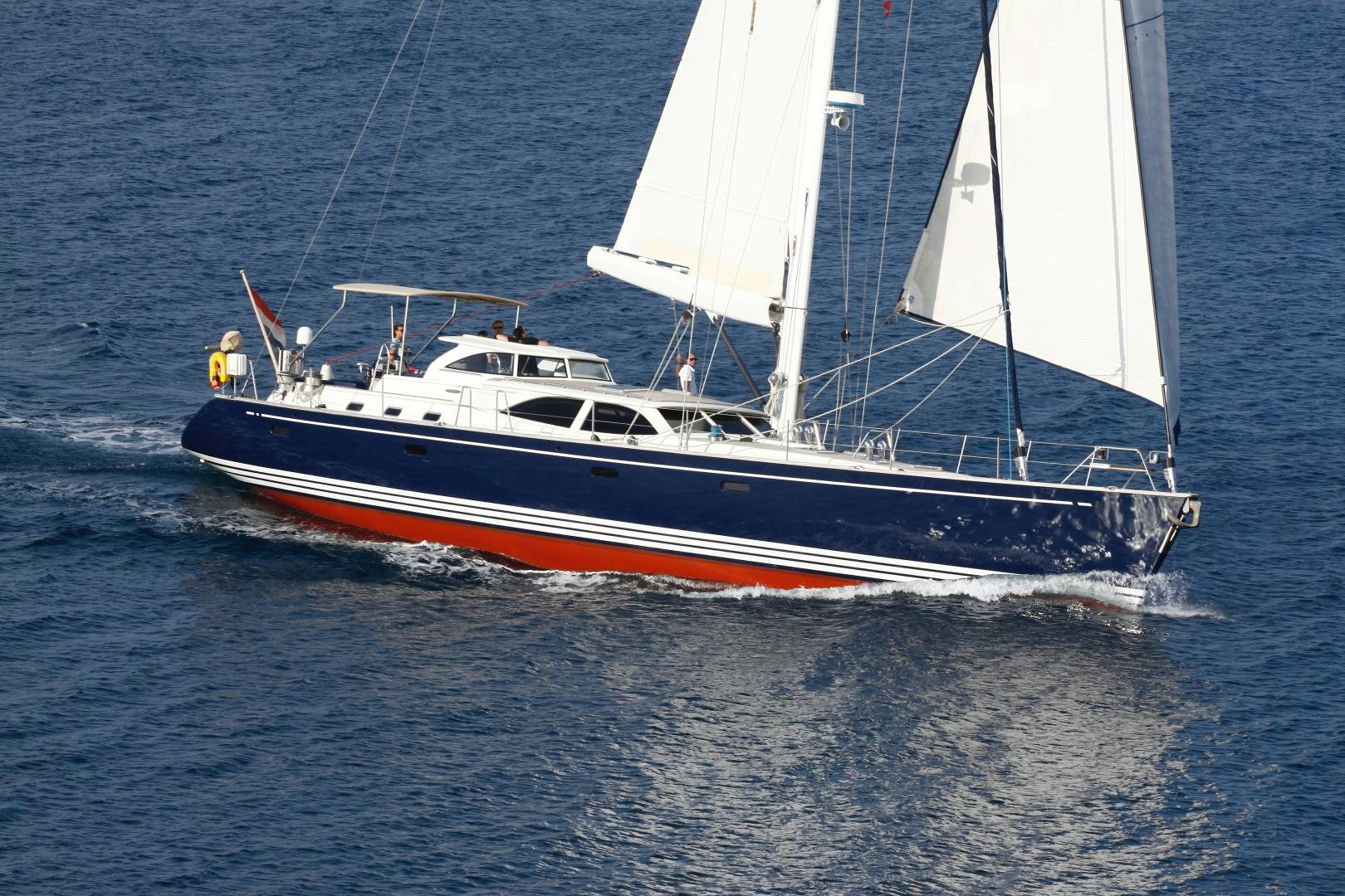 a boat on the water aboard PULSAR II Yacht for Sale