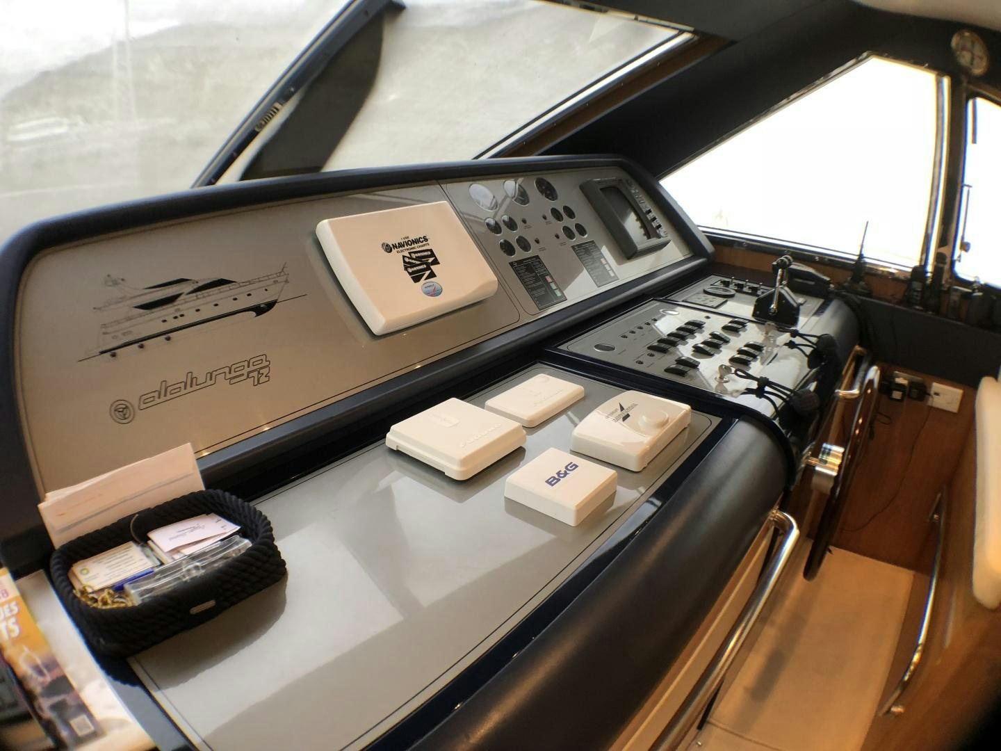 a machine on the counter aboard LADY J II Yacht for Sale