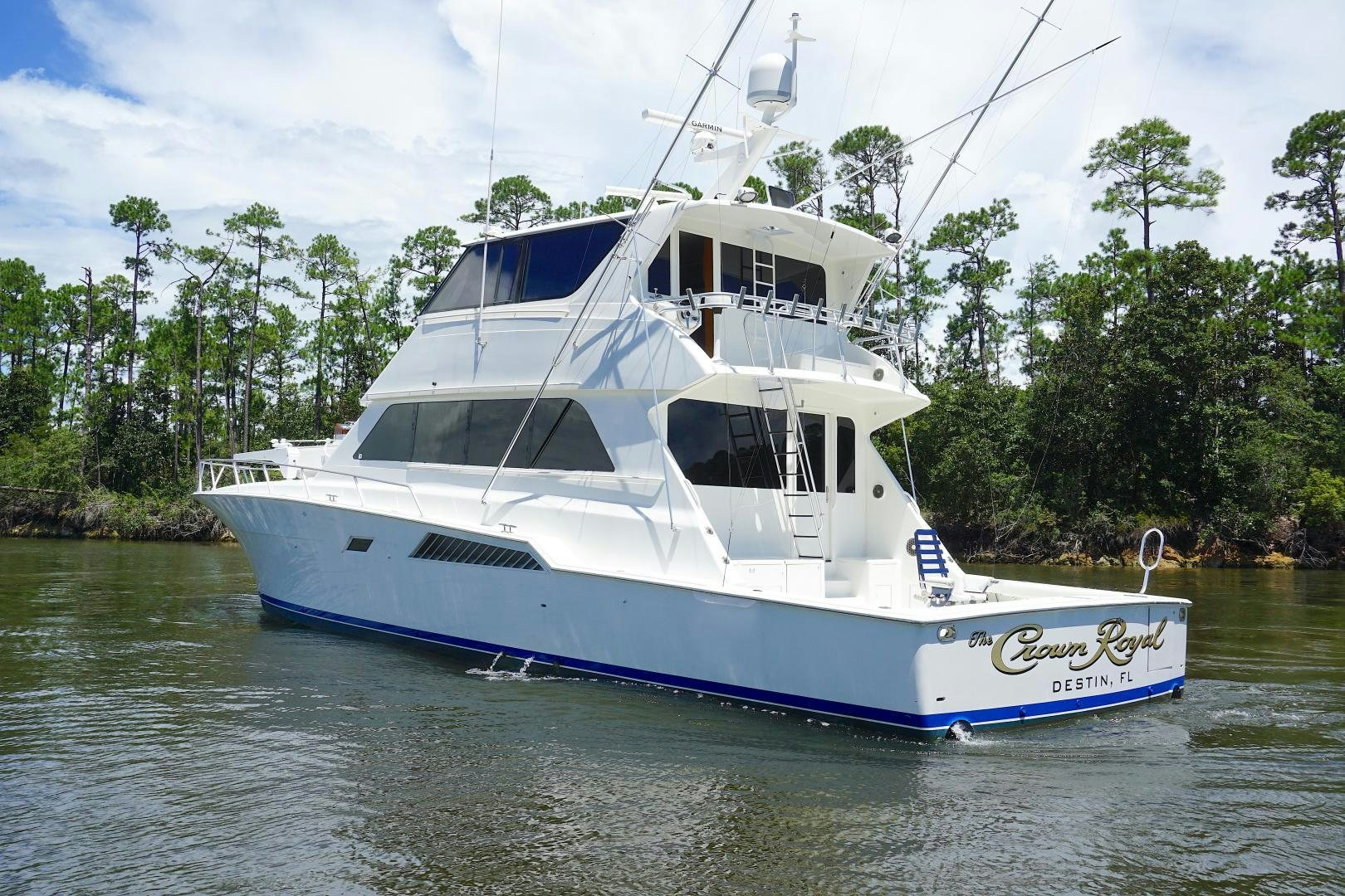 a boat on the water aboard CROWN ROYAL Yacht for Sale