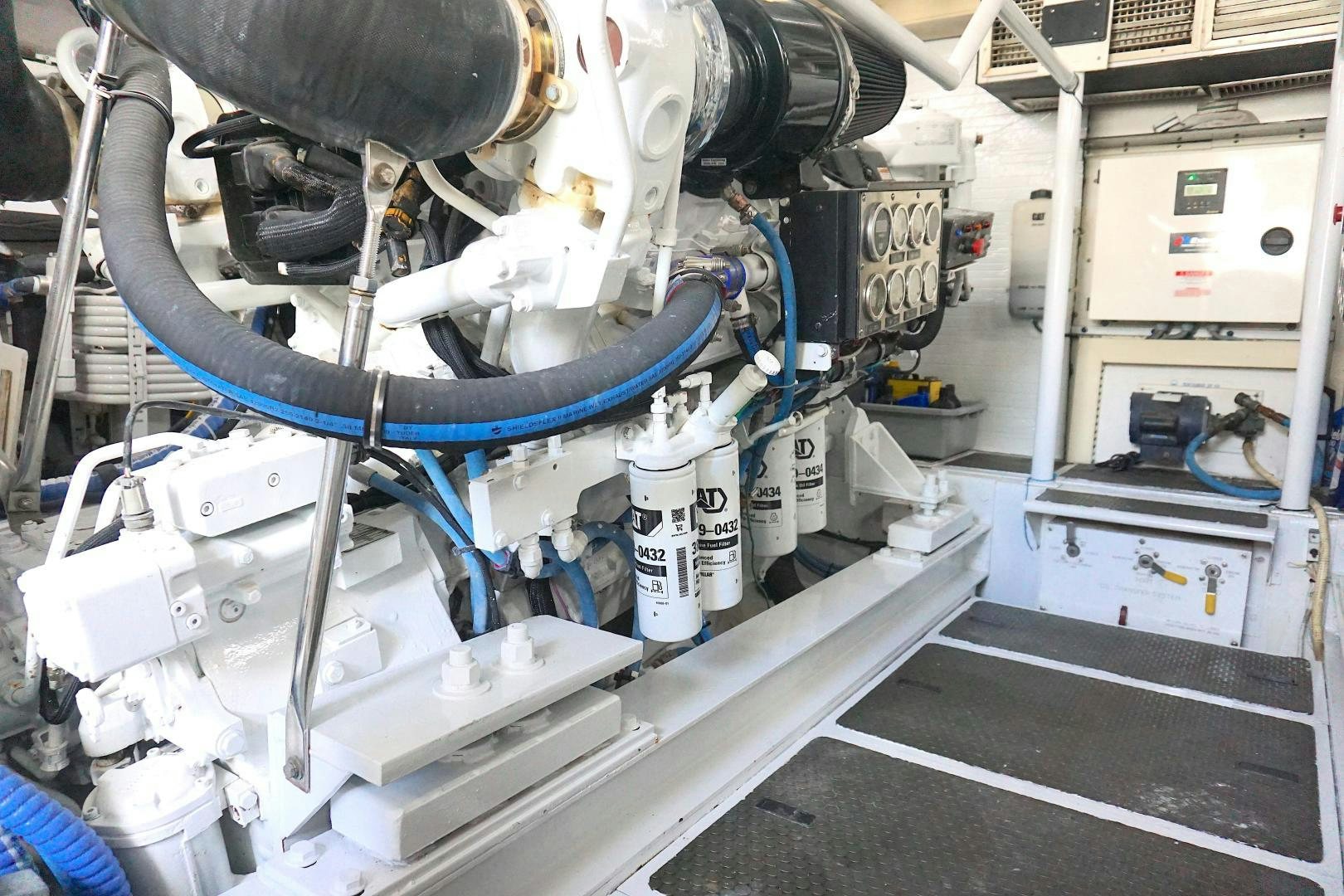 a close-up of a machine aboard CROWN ROYAL Yacht for Sale