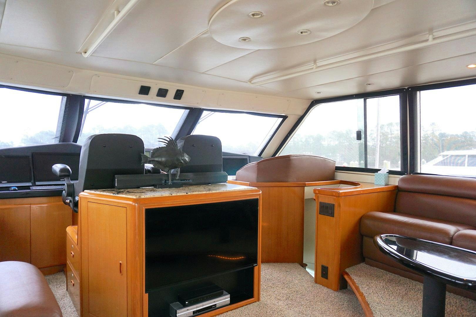 inside of a vehicle aboard CROWN ROYAL Yacht for Sale