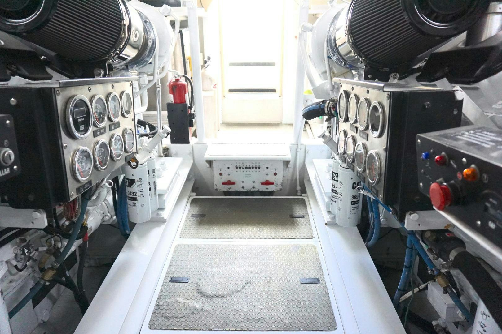 a close-up of a vehicle aboard CROWN ROYAL Yacht for Sale
