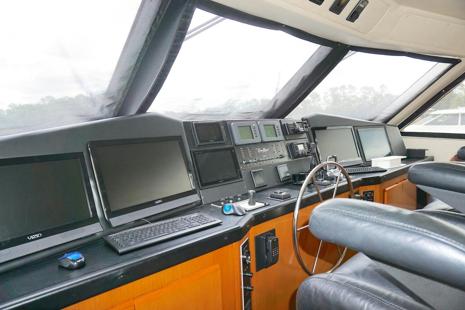a vehicle with computers on it aboard CROWN ROYAL Yacht for Sale