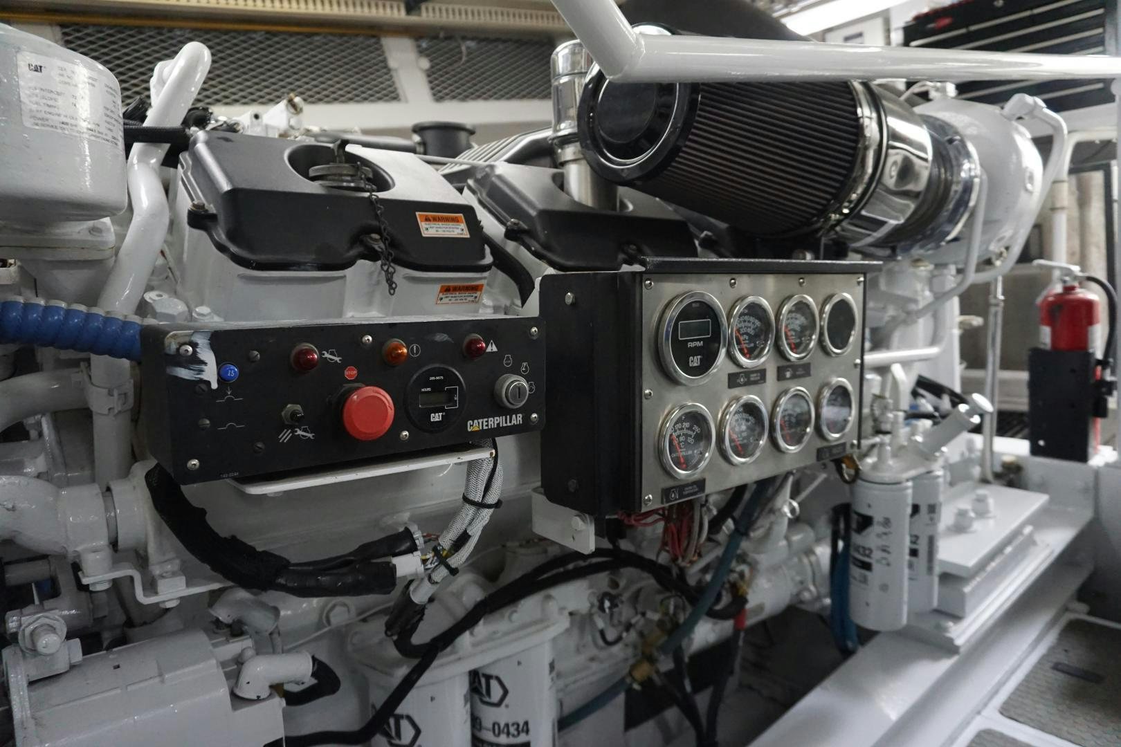 a close-up of a machine aboard CROWN ROYAL Yacht for Sale