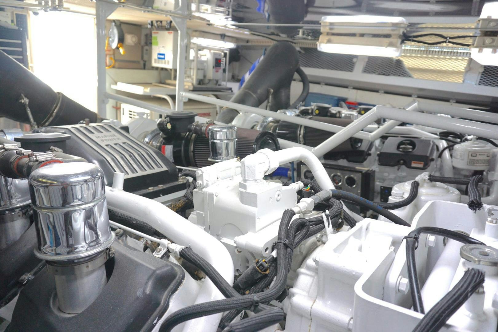 a close-up of a machine aboard CROWN ROYAL Yacht for Sale