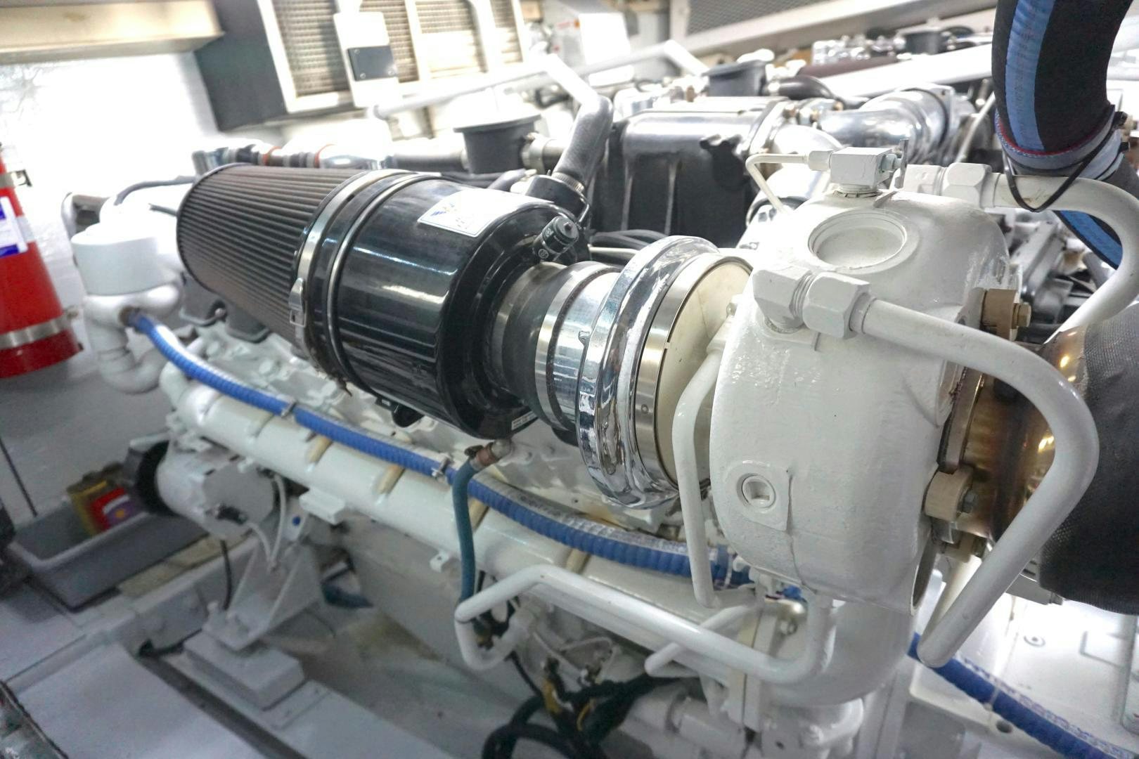 a close-up of a machine aboard CROWN ROYAL Yacht for Sale