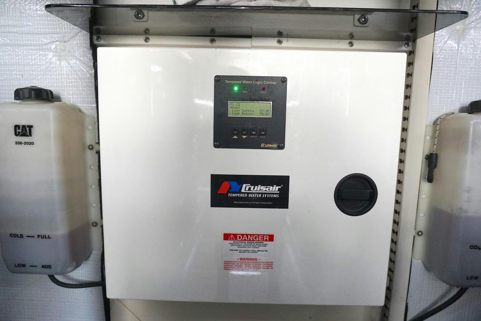 a white electrical device aboard CROWN ROYAL Yacht for Sale