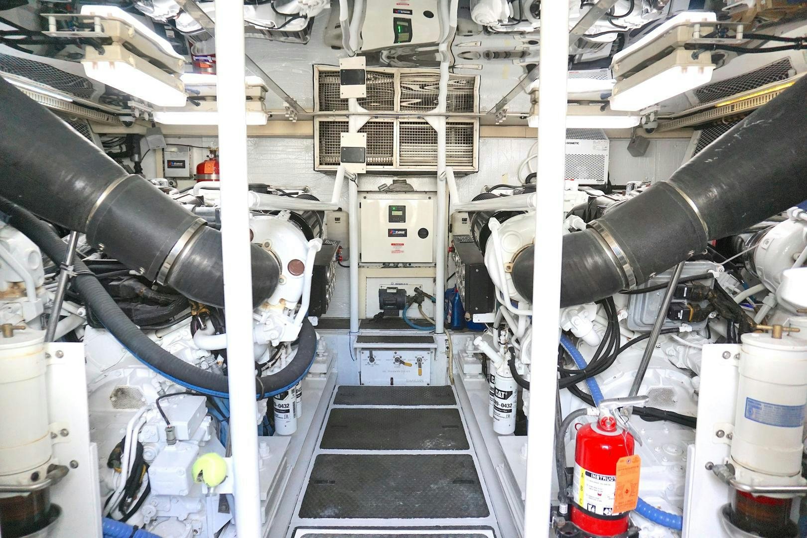 a room with machinery aboard CROWN ROYAL Yacht for Sale