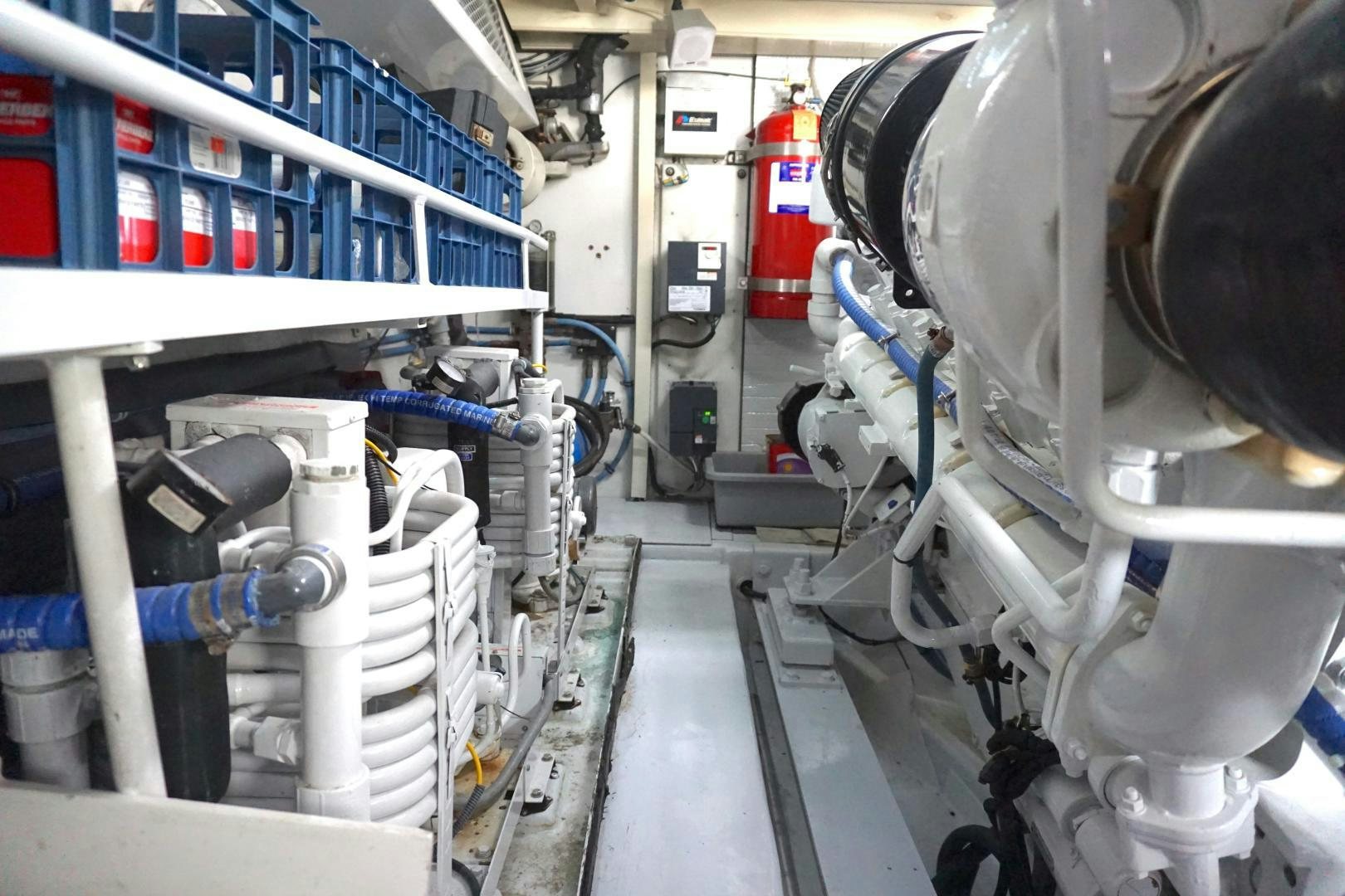 close-up of a machine aboard CROWN ROYAL Yacht for Sale