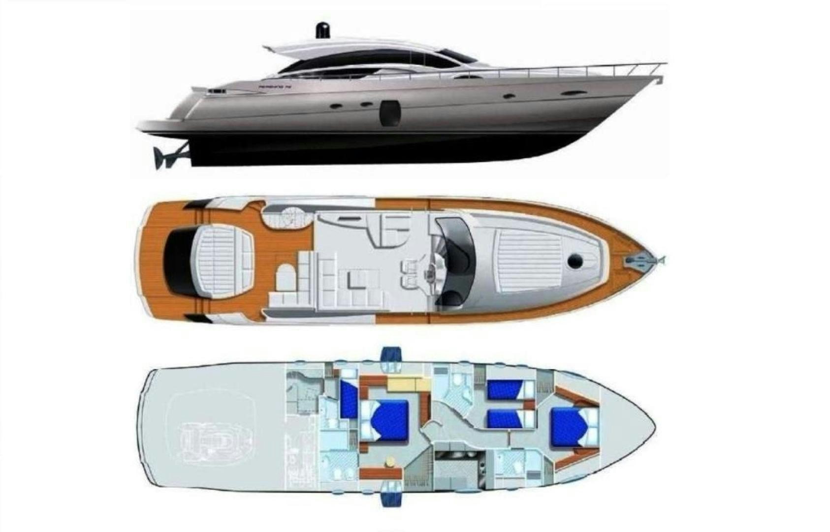 diagram aboard TOYZ4BOYZ Yacht for Sale