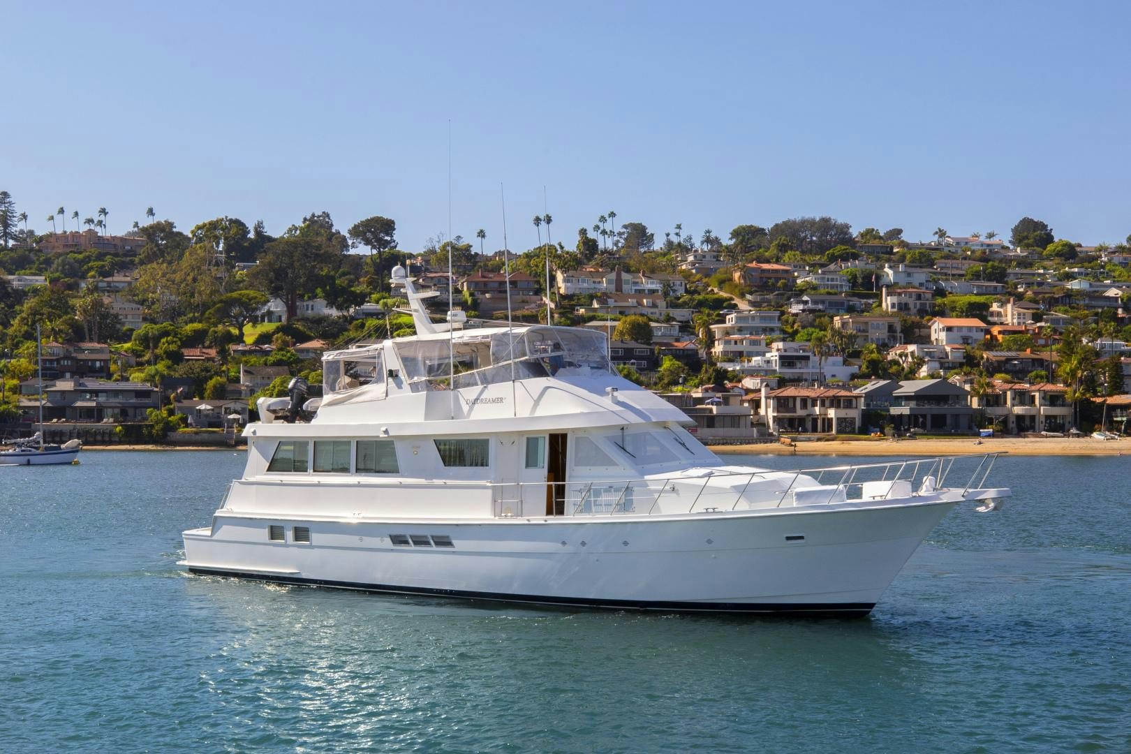 a boat in the water aboard DAYDREAMER IV Yacht for Sale
