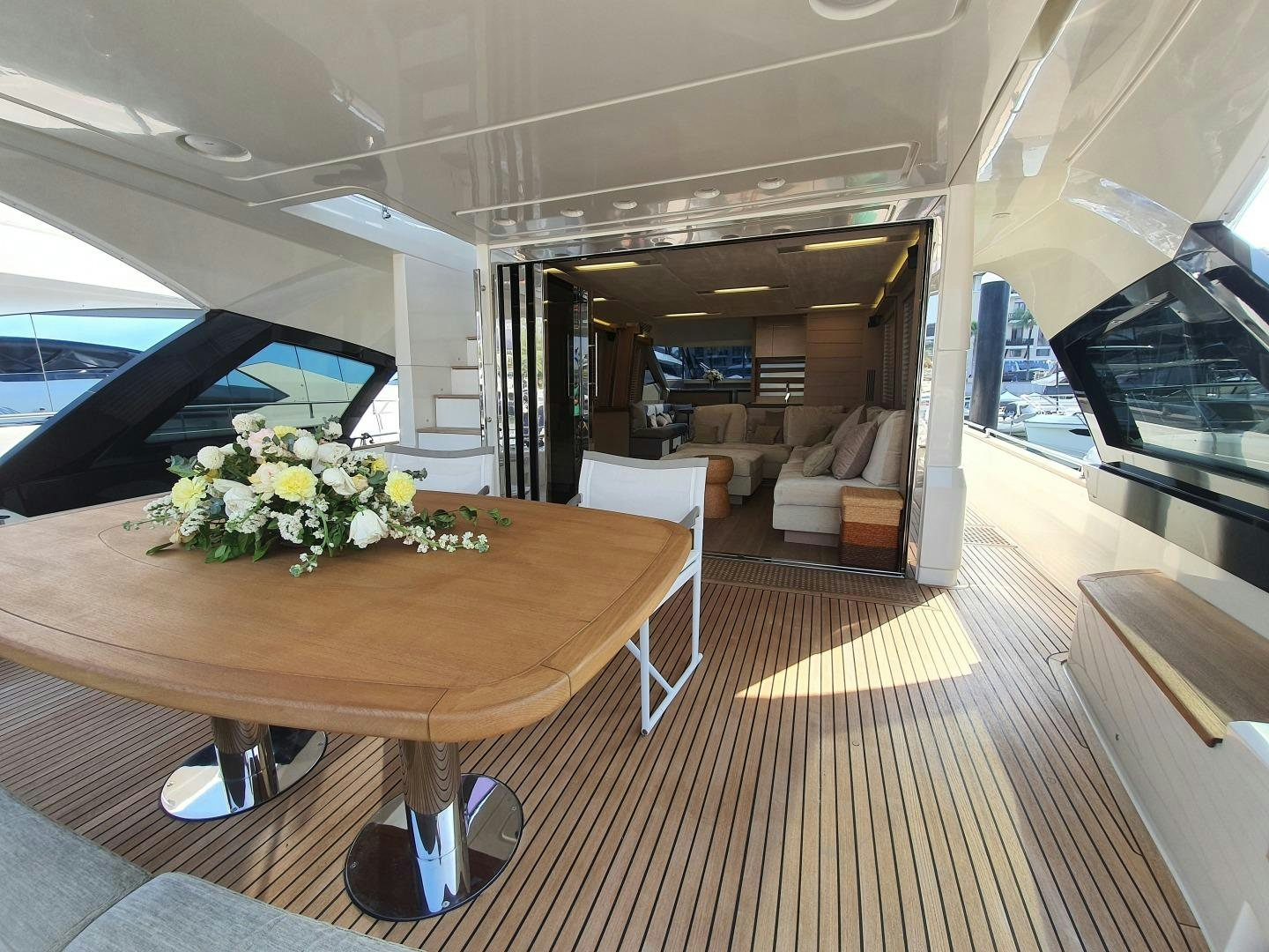 inside of a boat aboard WASANA Yacht for Sale