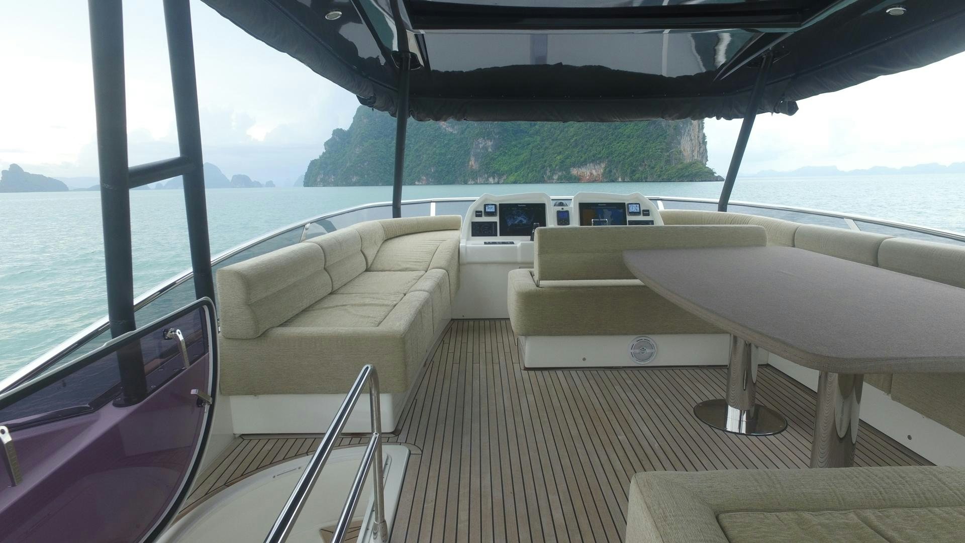 a boat on the water aboard WASANA Yacht for Sale