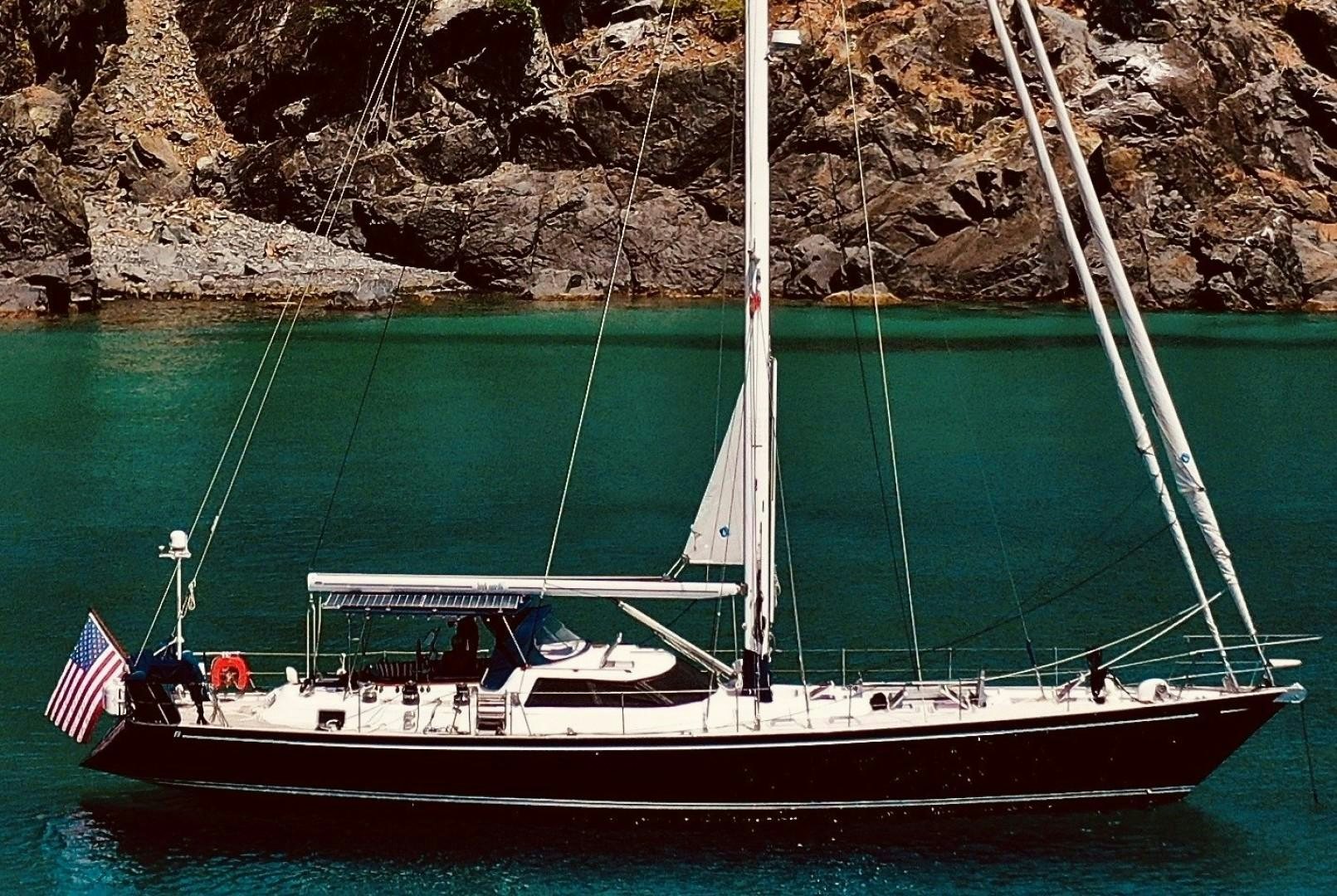 a boat on the water aboard HIGH SPIRITS Yacht for Sale