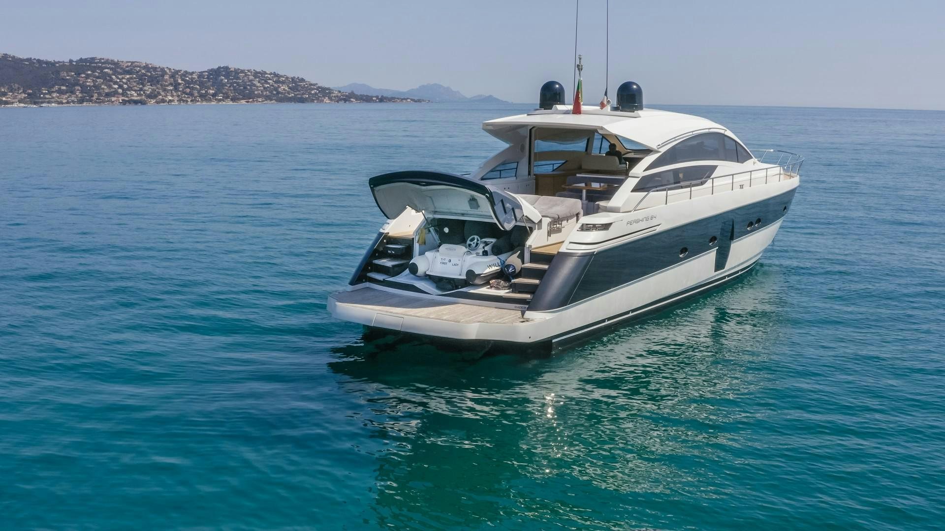 a boat in the water aboard FIRST LADY Yacht for Sale