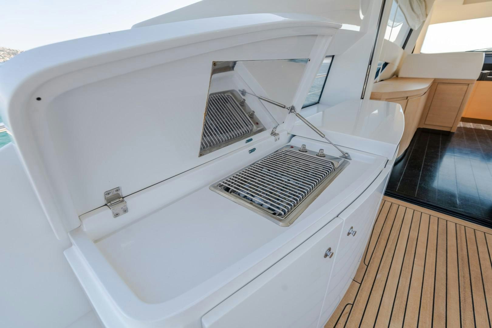 a white machine with a vent aboard FIRST LADY Yacht for Sale