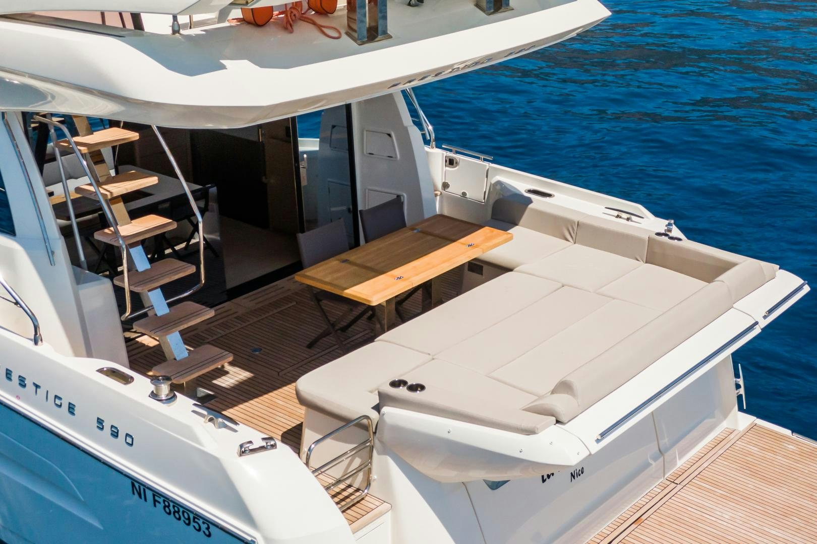 a boat on the water aboard LA HUNE 4.0 Yacht for Sale