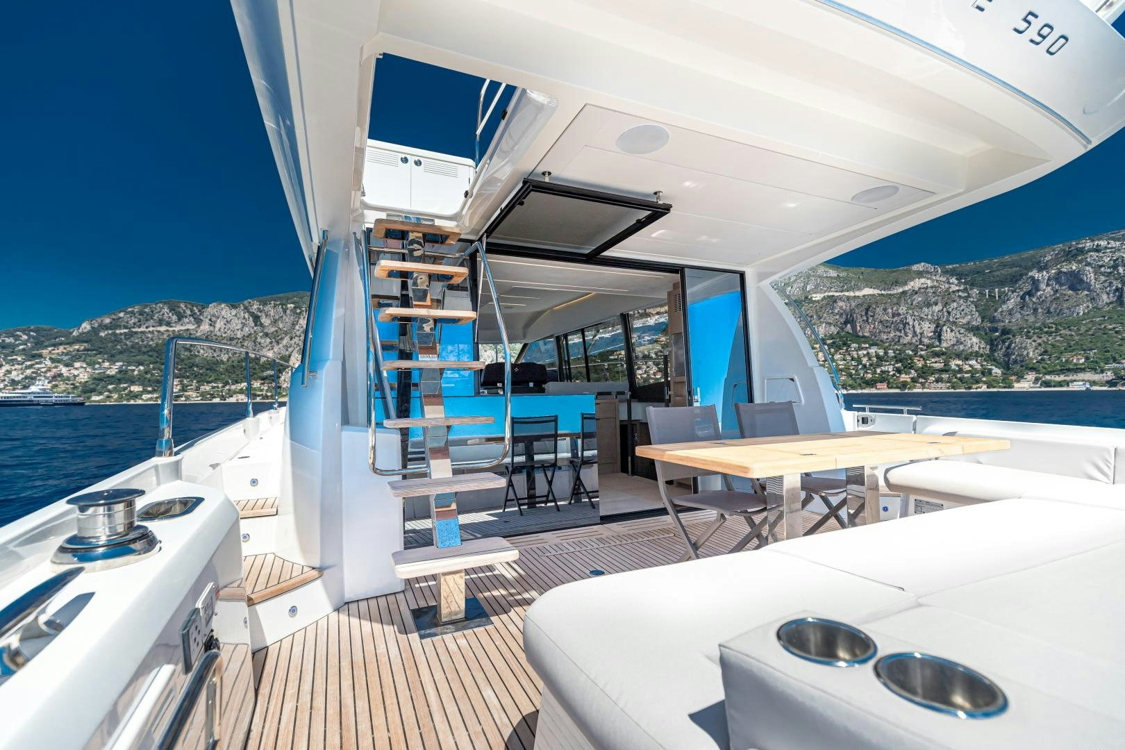 a boat on the water aboard LA HUNE 4.0 Yacht for Sale