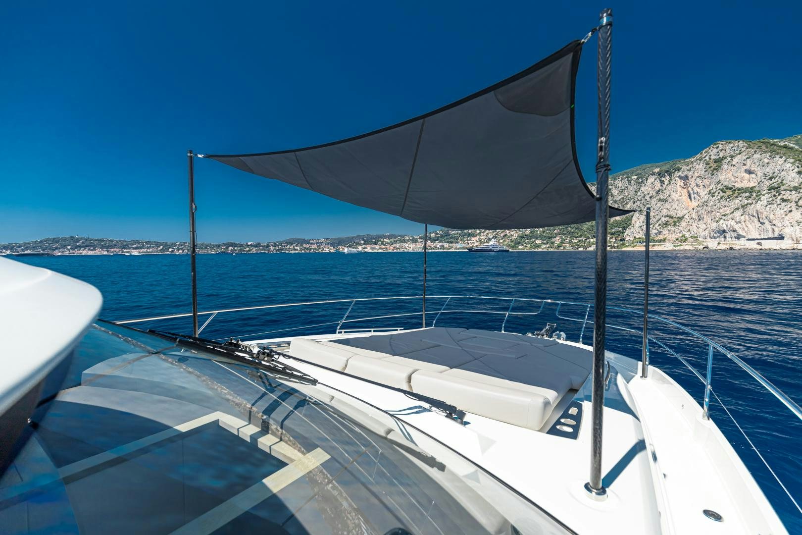 a boat on the water aboard LA HUNE 4.0 Yacht for Sale