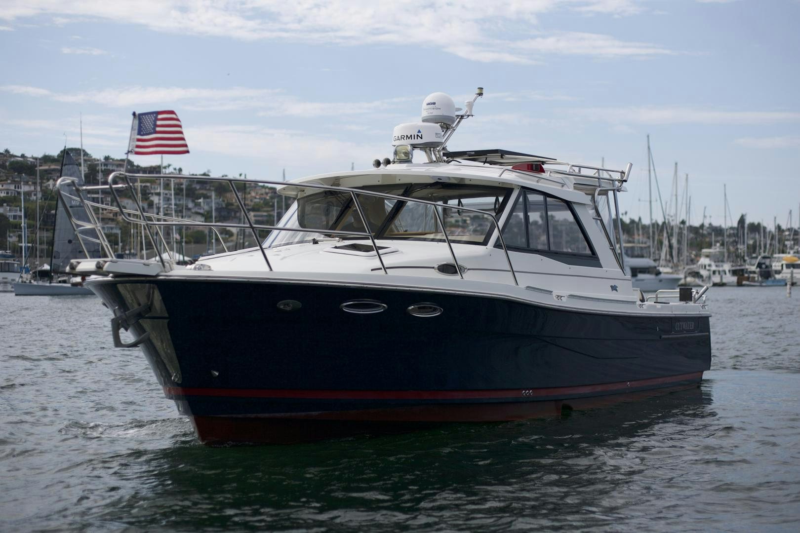a boat in the water aboard OHANA Yacht for Sale